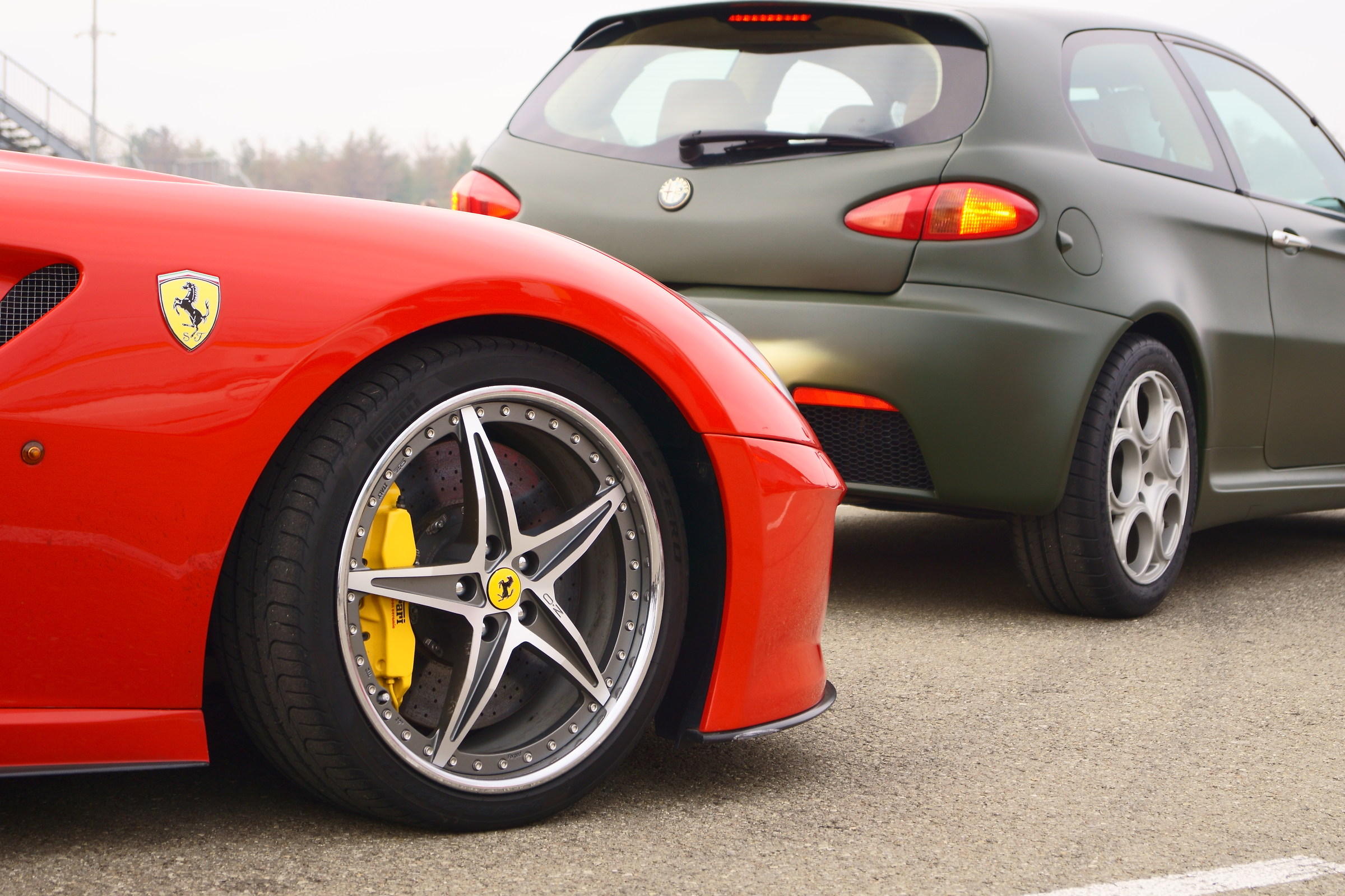 Ferrari Red passion Detail