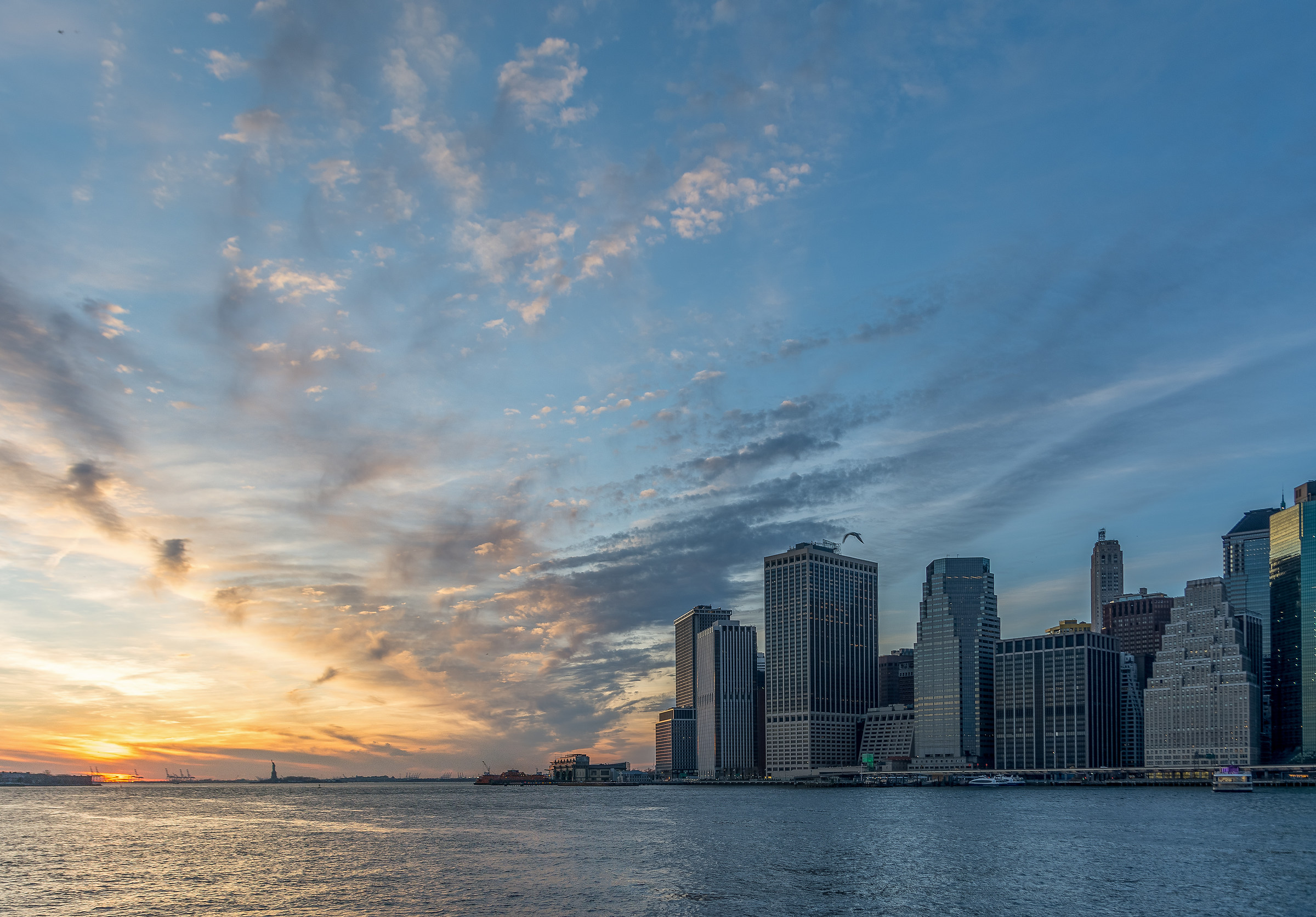 Manhattan skyline from Brooklyn