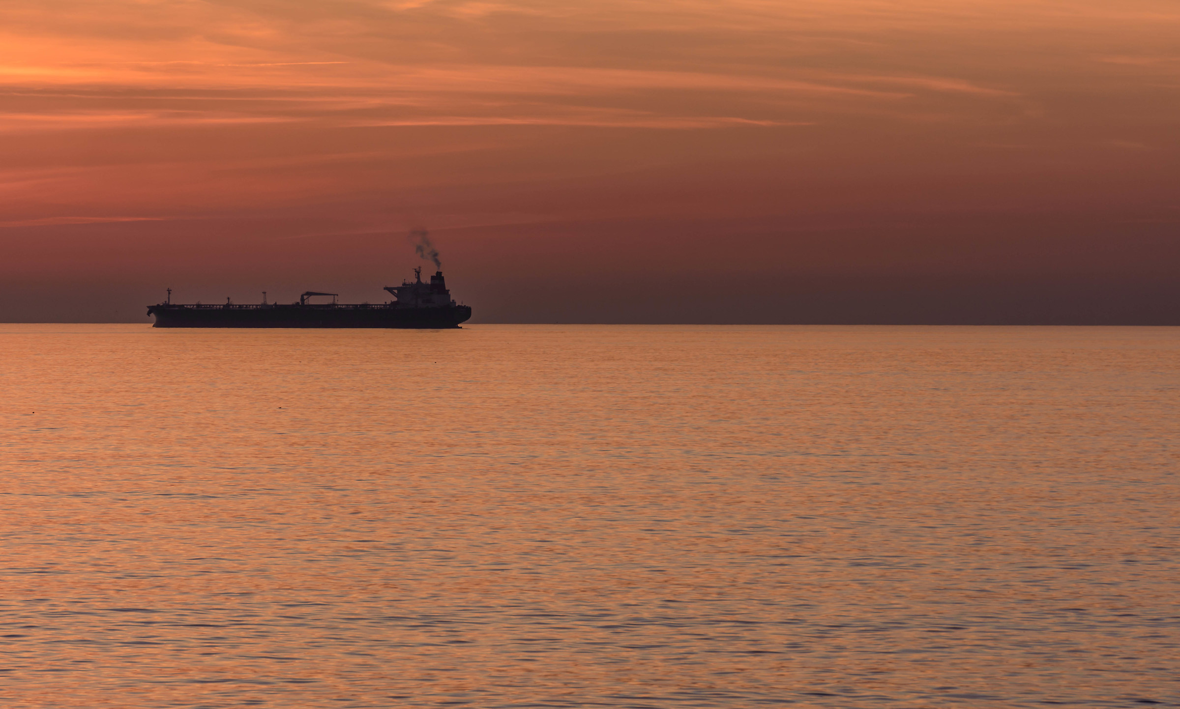 un tramonto tranquillo