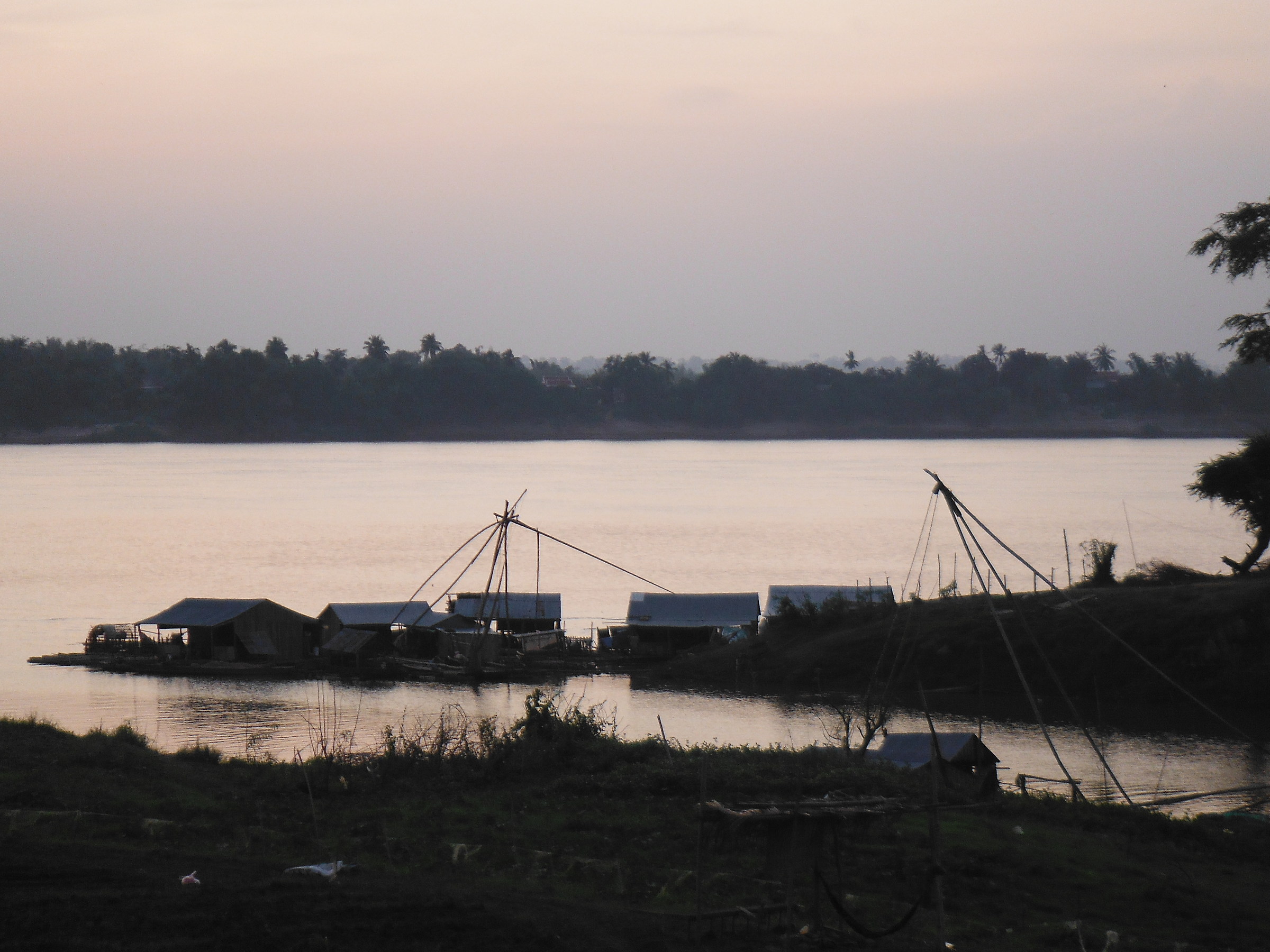Sunset on the Mekong River
