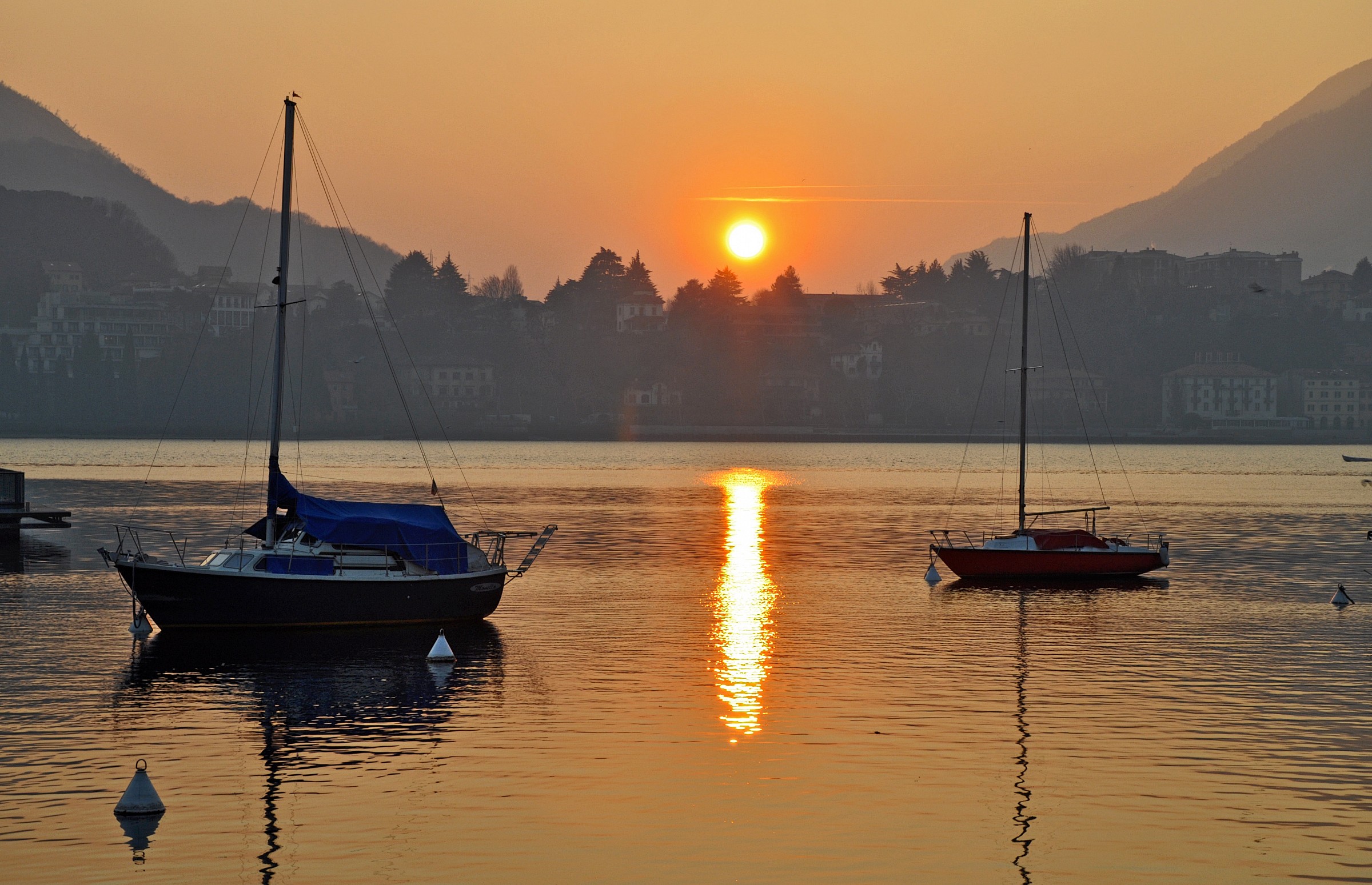 Sunset in Lecco