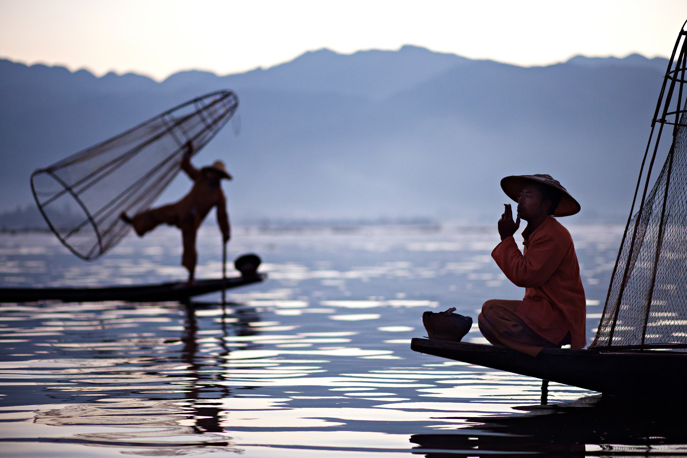 Pescatori all'alba