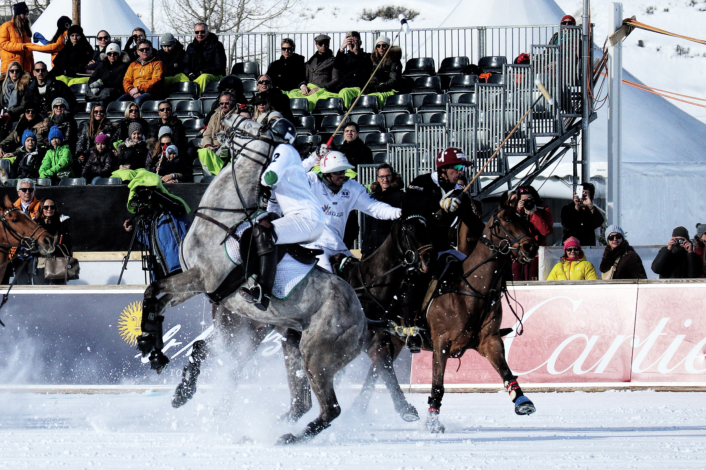 Polo in the snow St Moritz