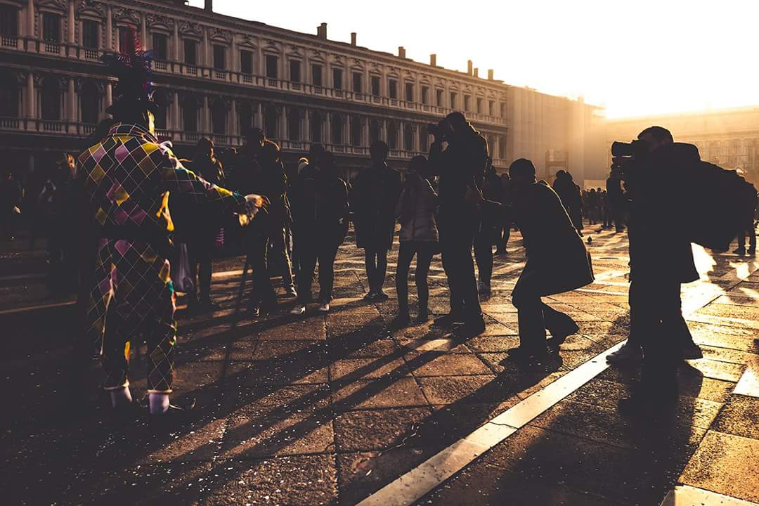Maschera e fotografi