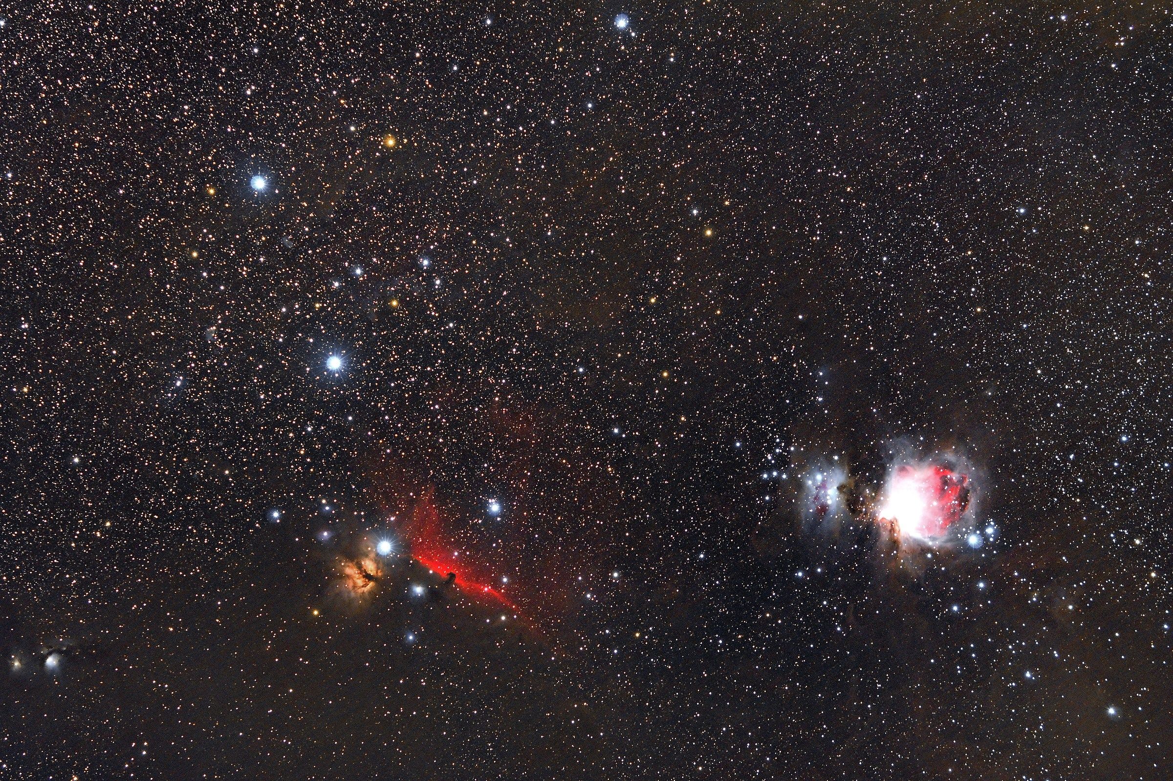 Orione, Fiamma e Cavallo