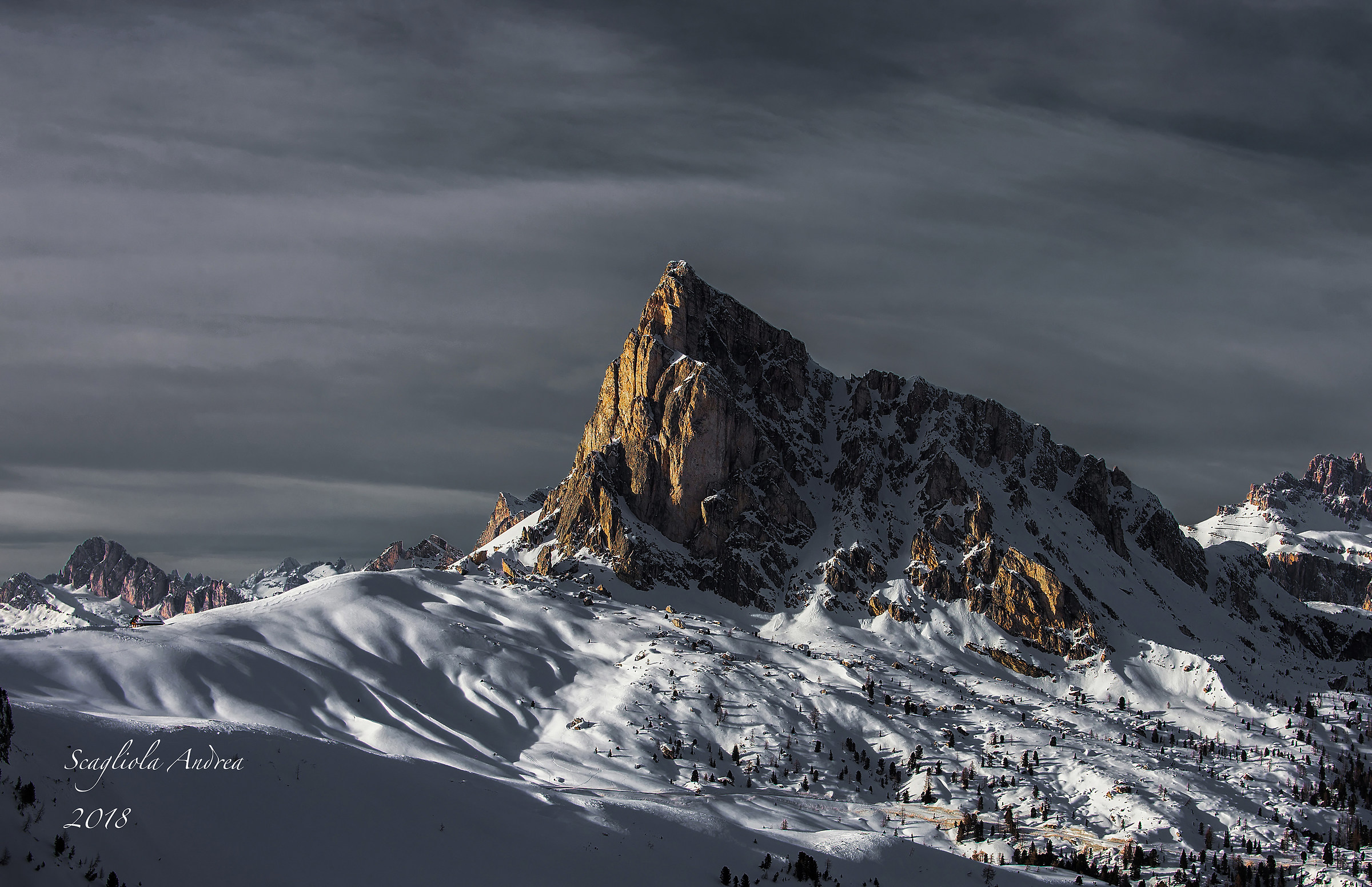 lame di luce sul Giau