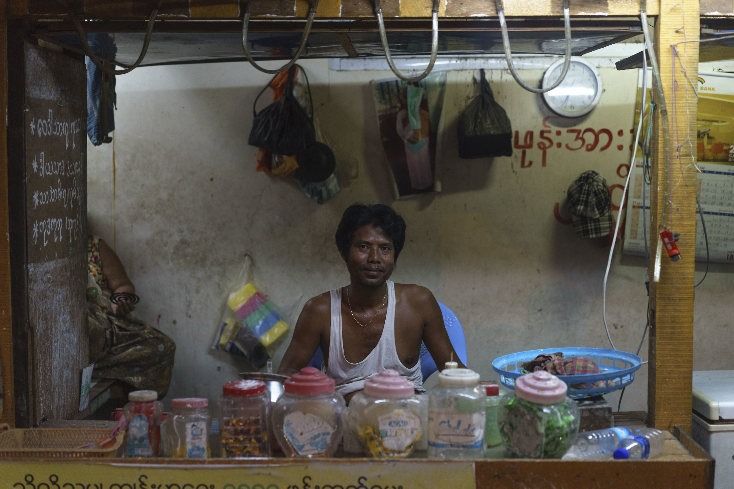 venditore di caramelle