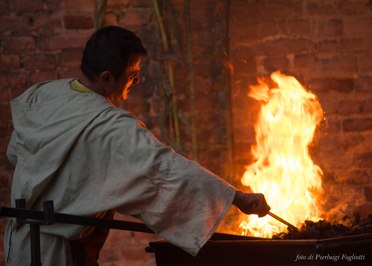 blacksmith at work