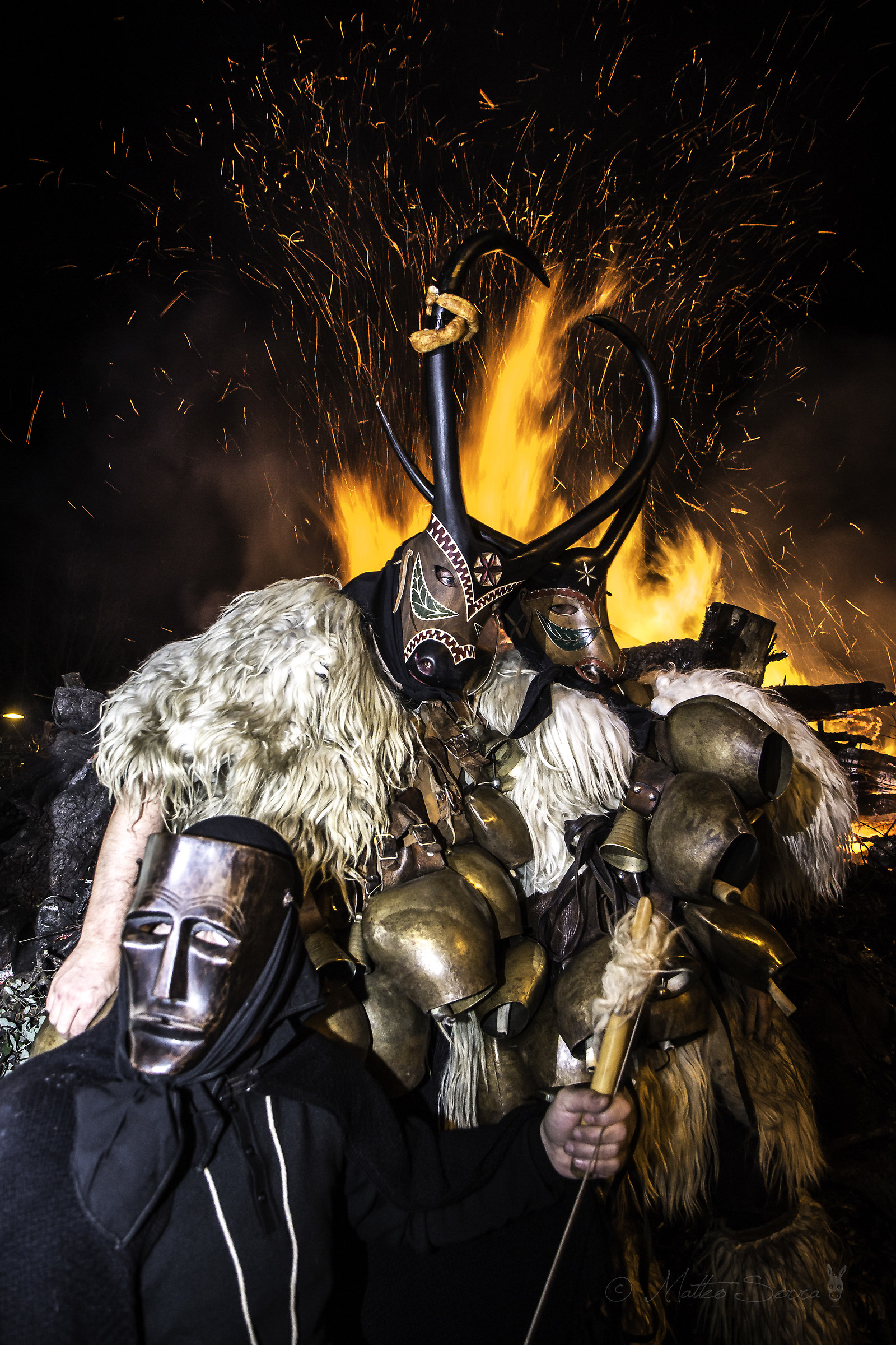 Ottana masks. Sa Prima Essira