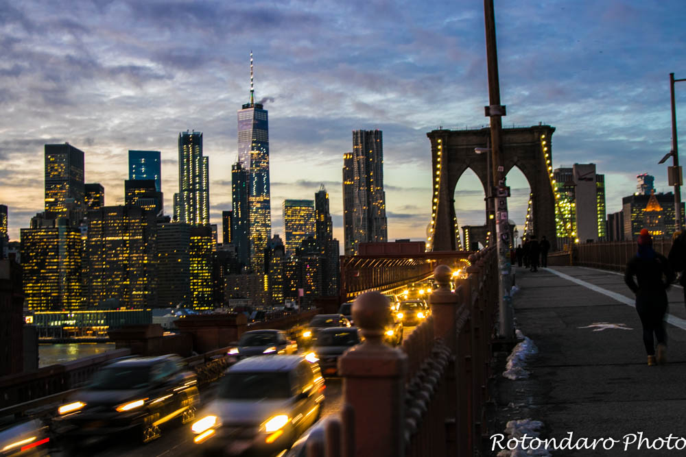 manhattan al tramonto