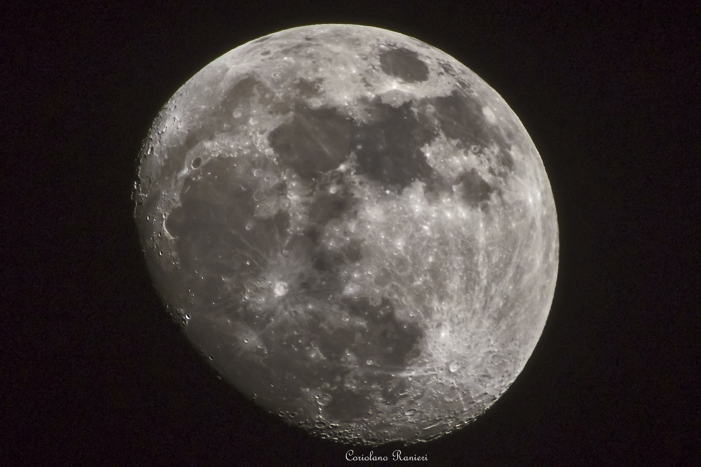 The moon of 28/01/2018