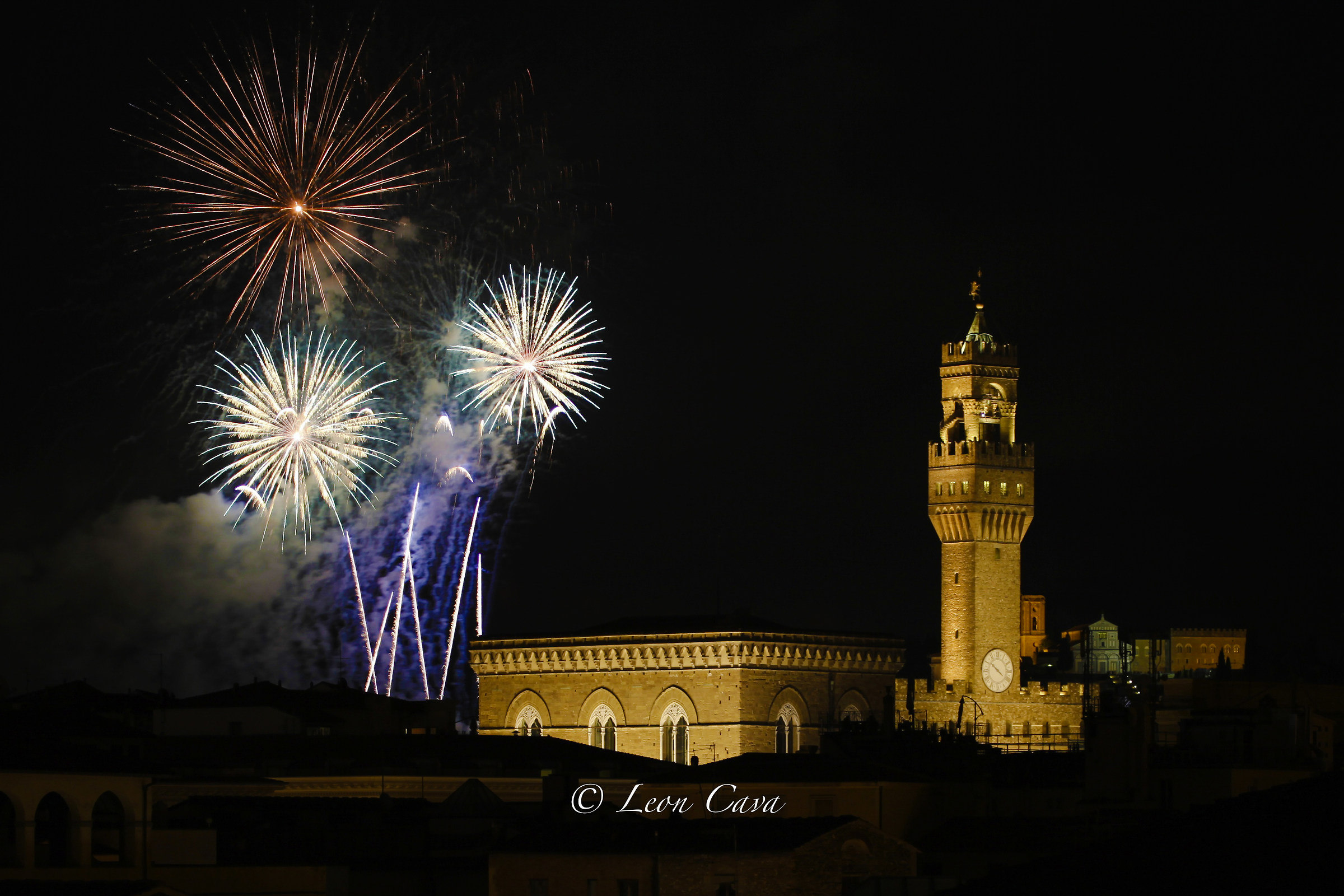 Fochi in San Giovanni