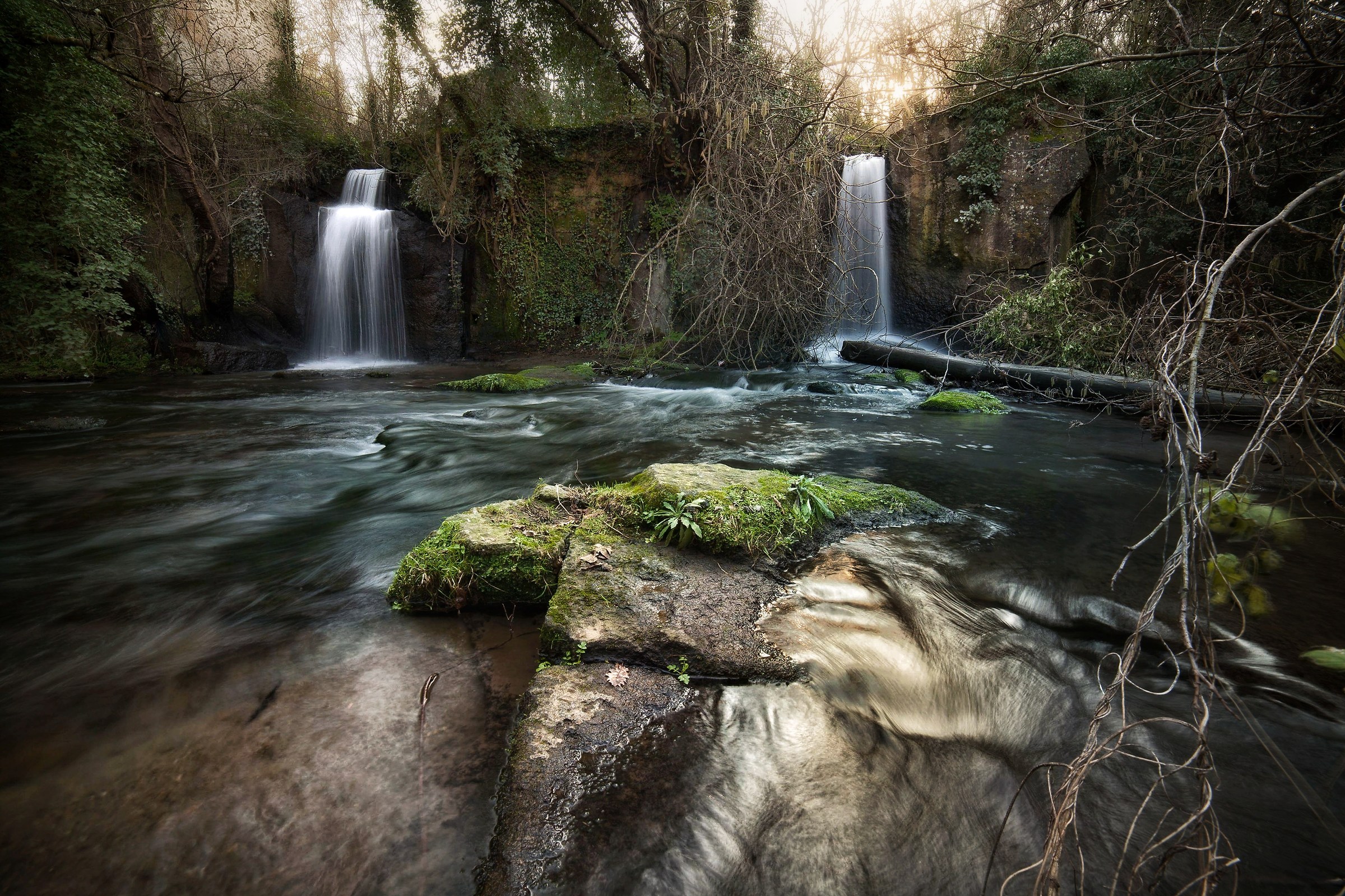 Twins, Monte Gelato waterfalls
