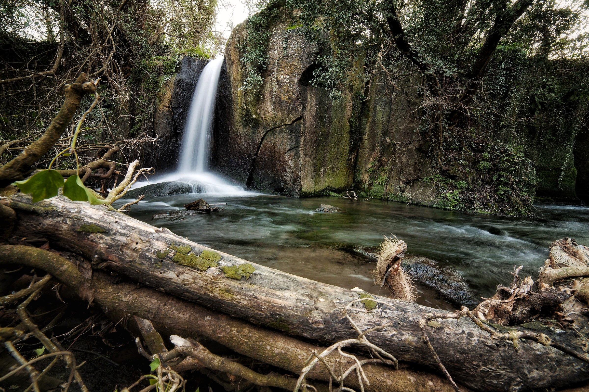 Time stops, waterfalls of Monte Gelato