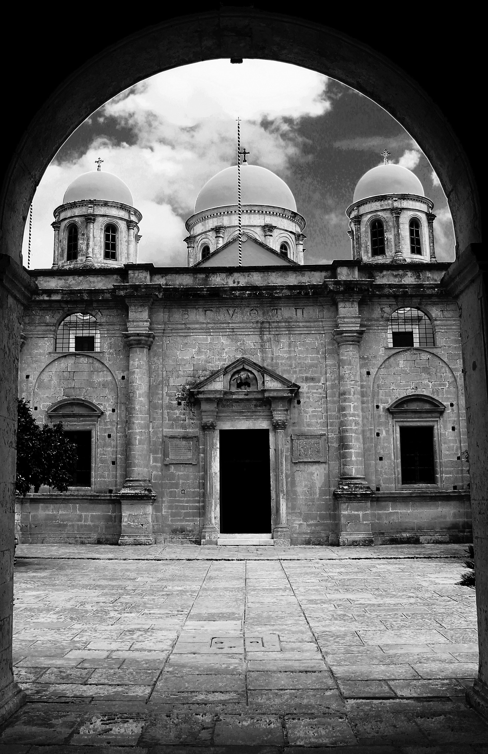 Monastero greco versione B/N