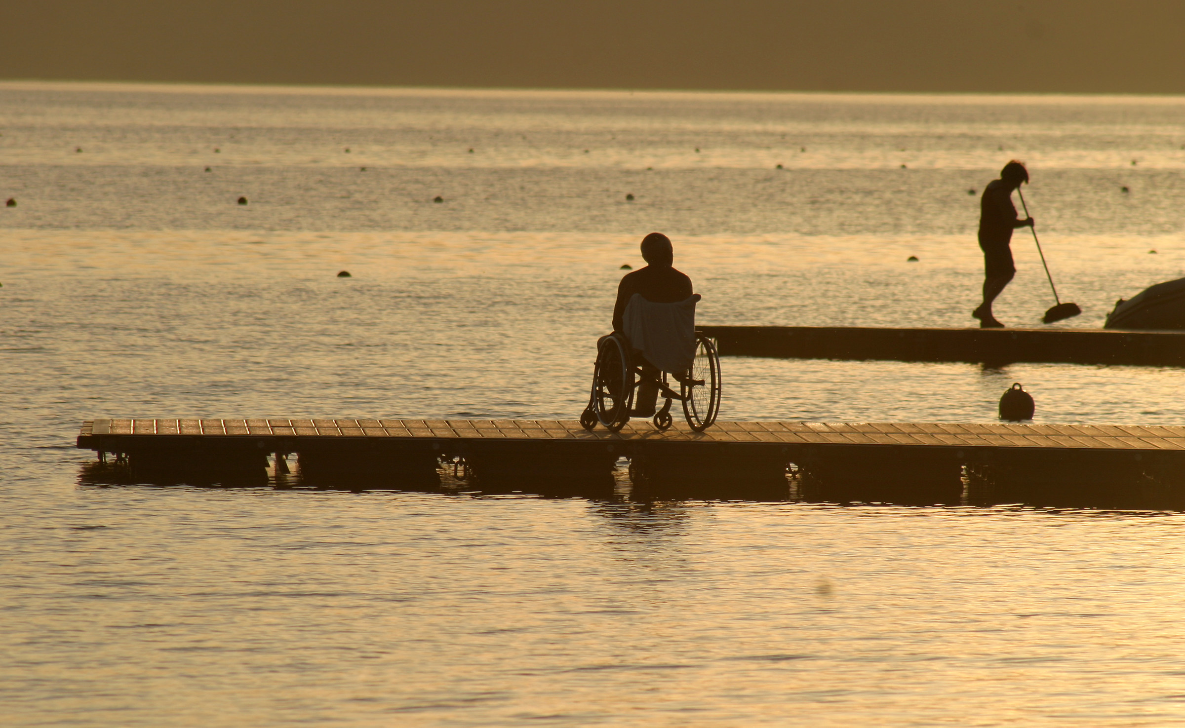 Tramonto sul lago di Varese
