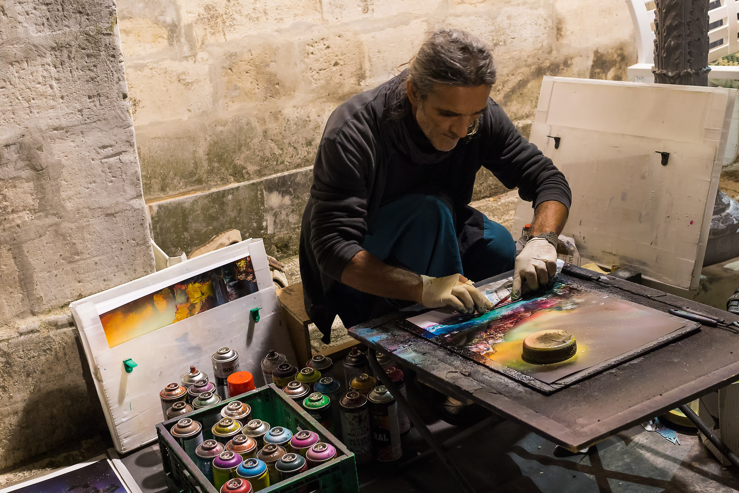 The color of the artists