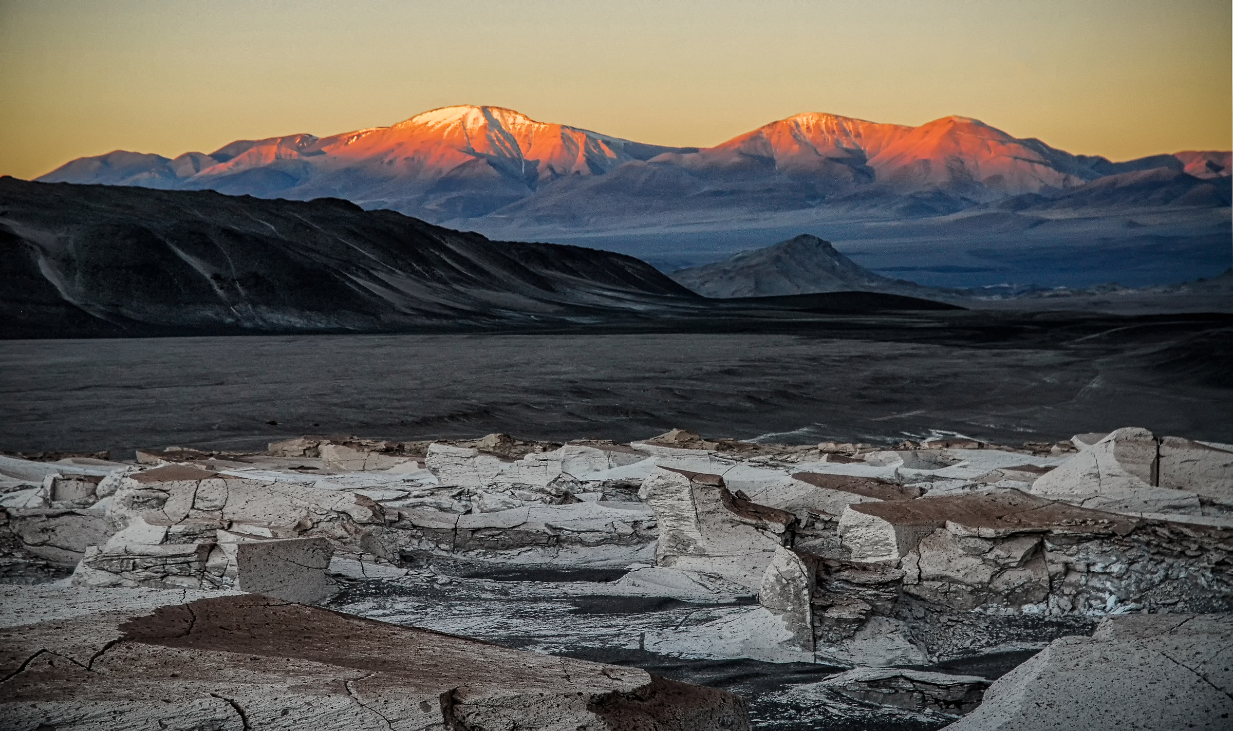 Campo de piedra pomez