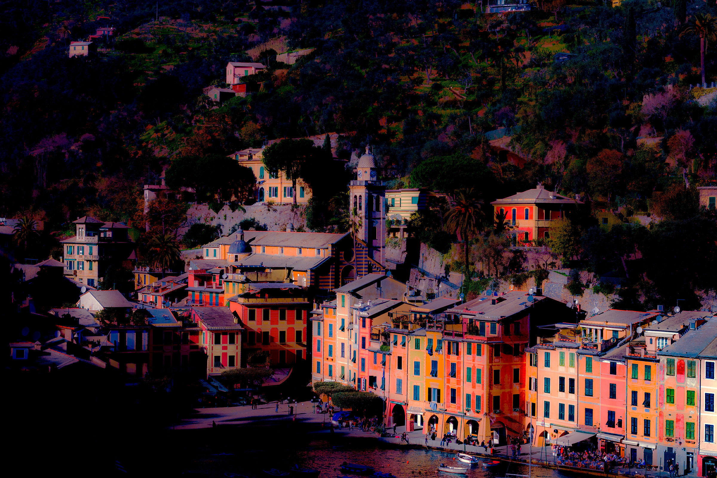 Si fa sera a Portofino