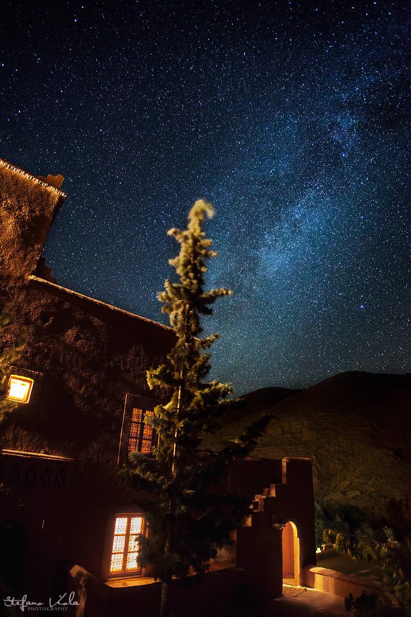 Notte nelle gole del Dades