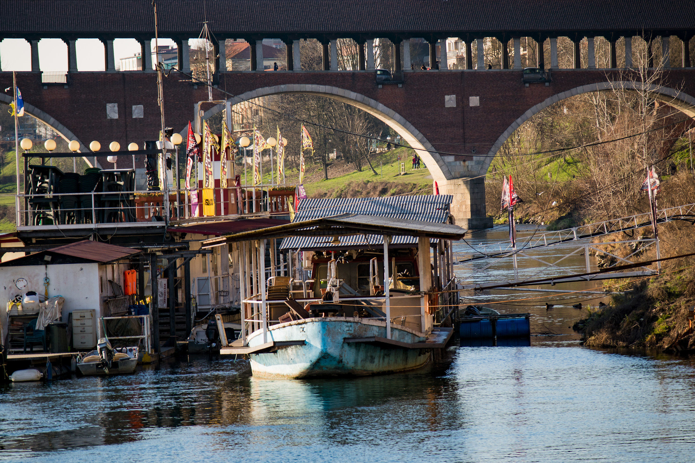bateaux and covered bridge 2