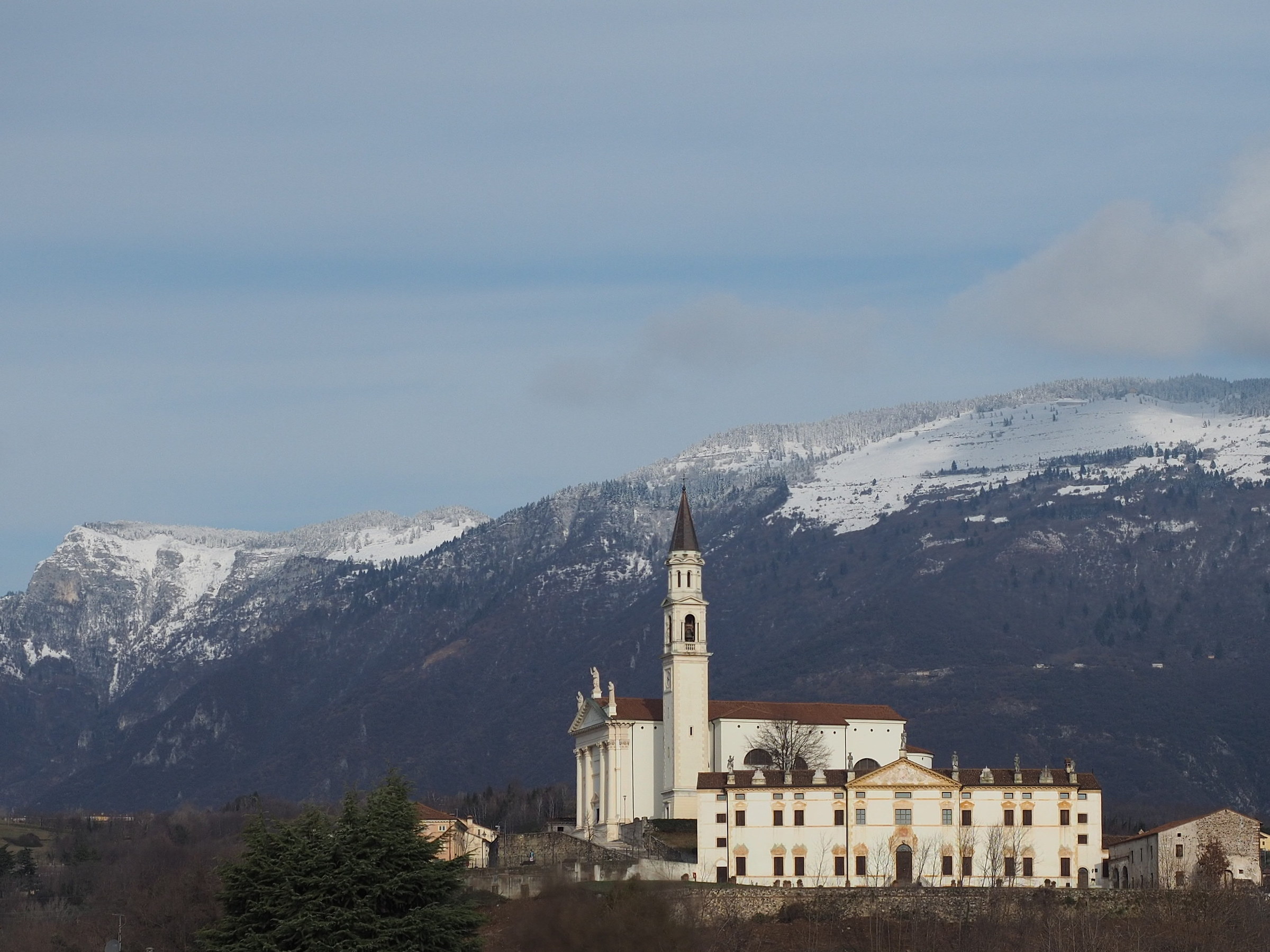 Zugliano - Parish Church and Villa Giusti -