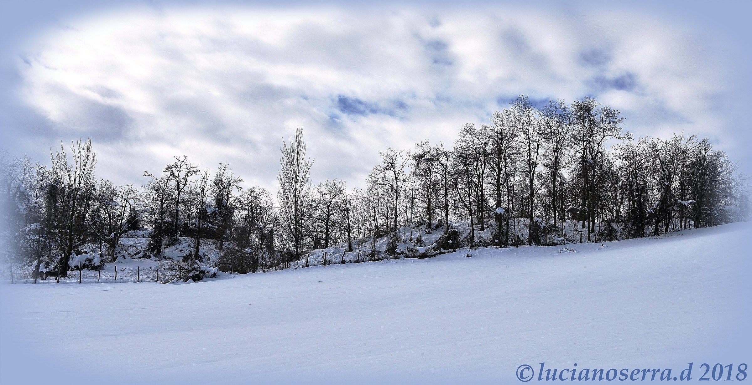 Inverno sulle colline bolognesi