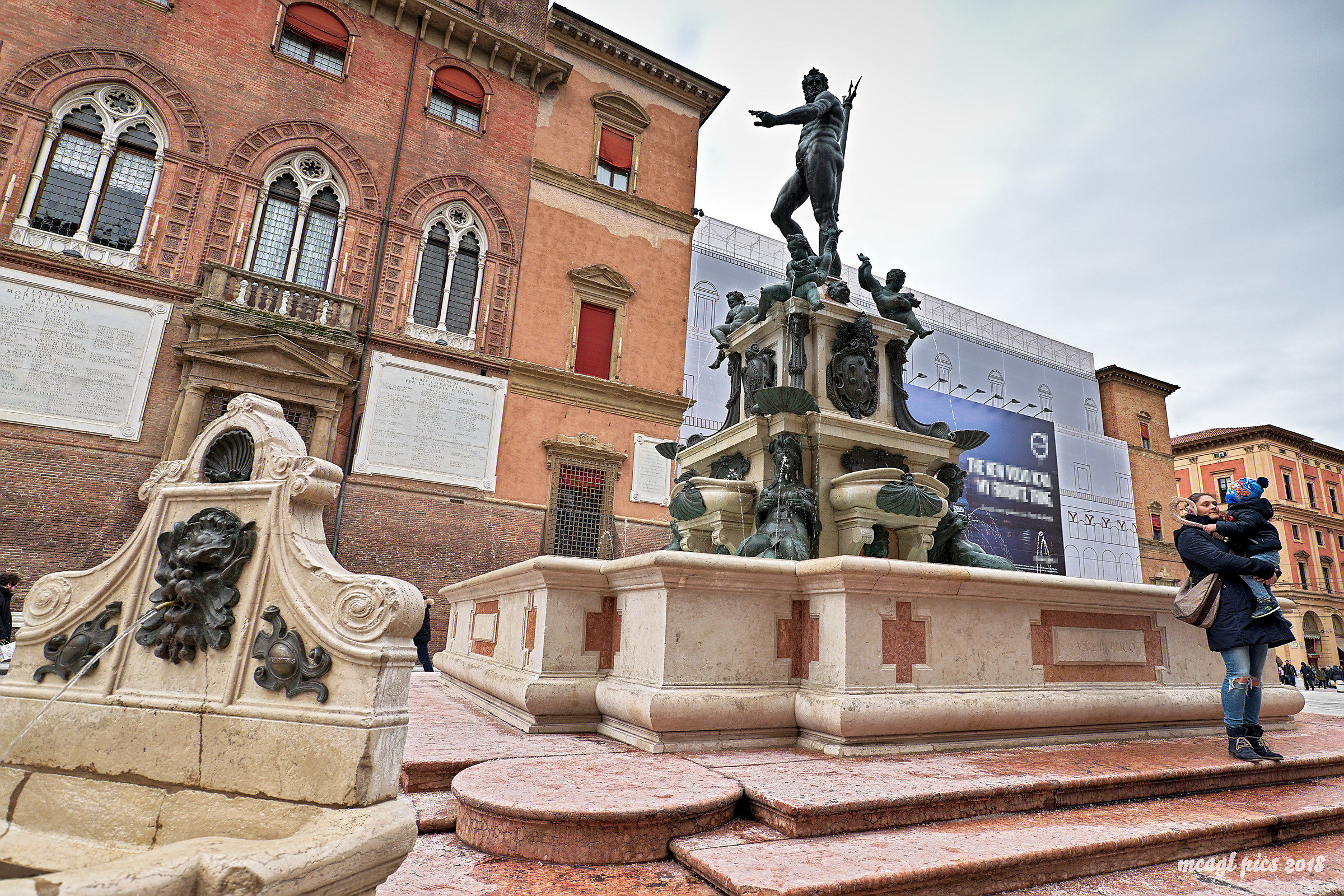 The Neptune fountain after restoration