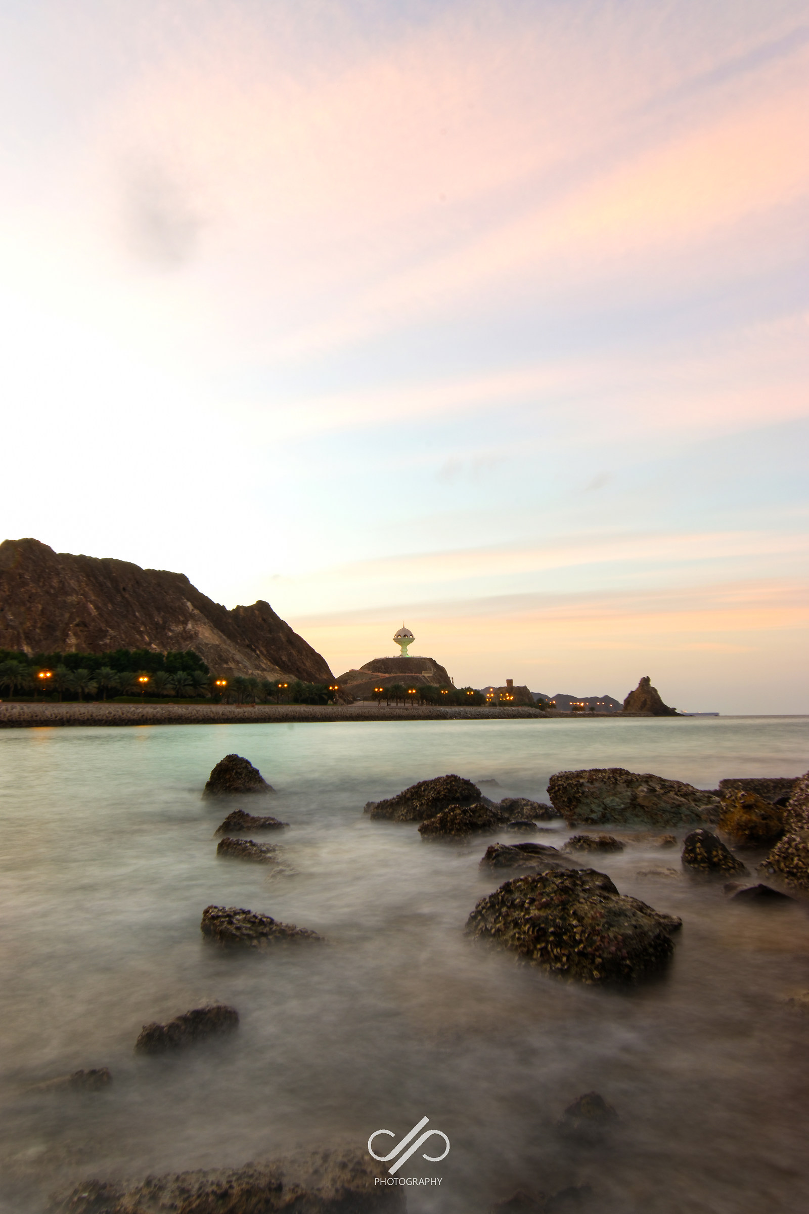 View of Insence Burner at Riyam Park from Kalbu-Muscat