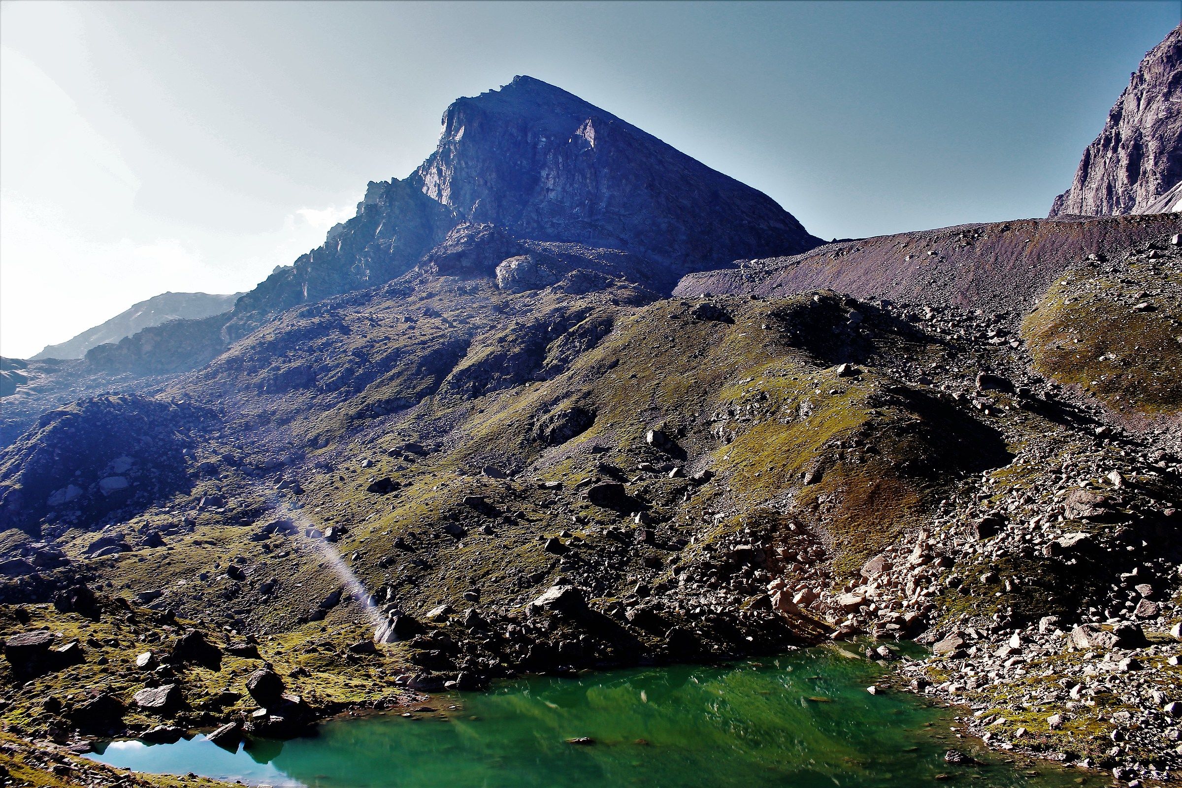 Face Mozzo seen from Lake Chiaretto