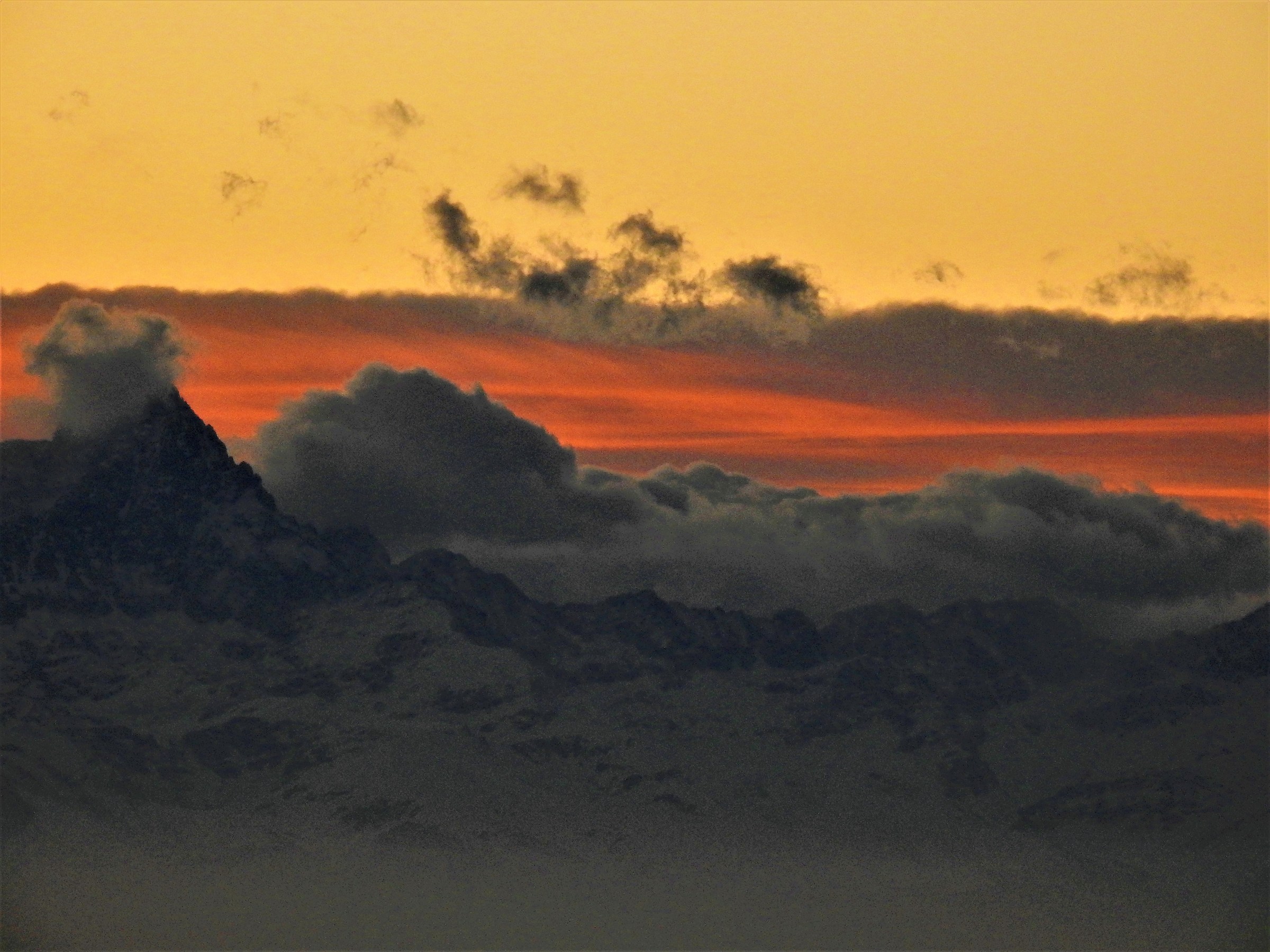 Monviso at sunset