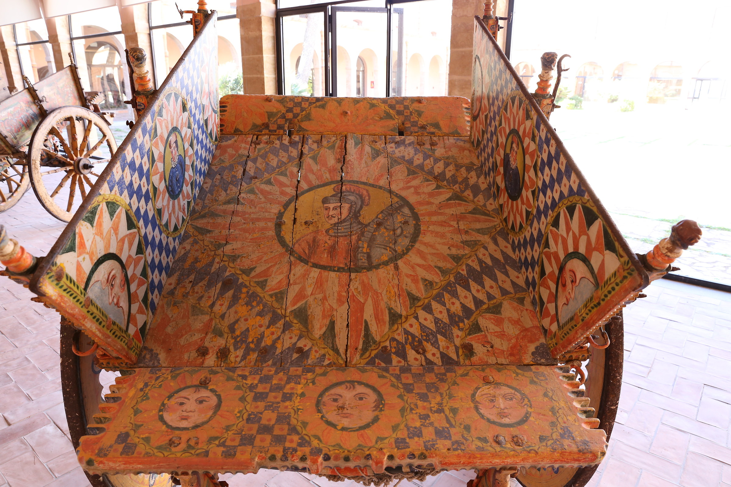 Carretto siciliano: piano di carico