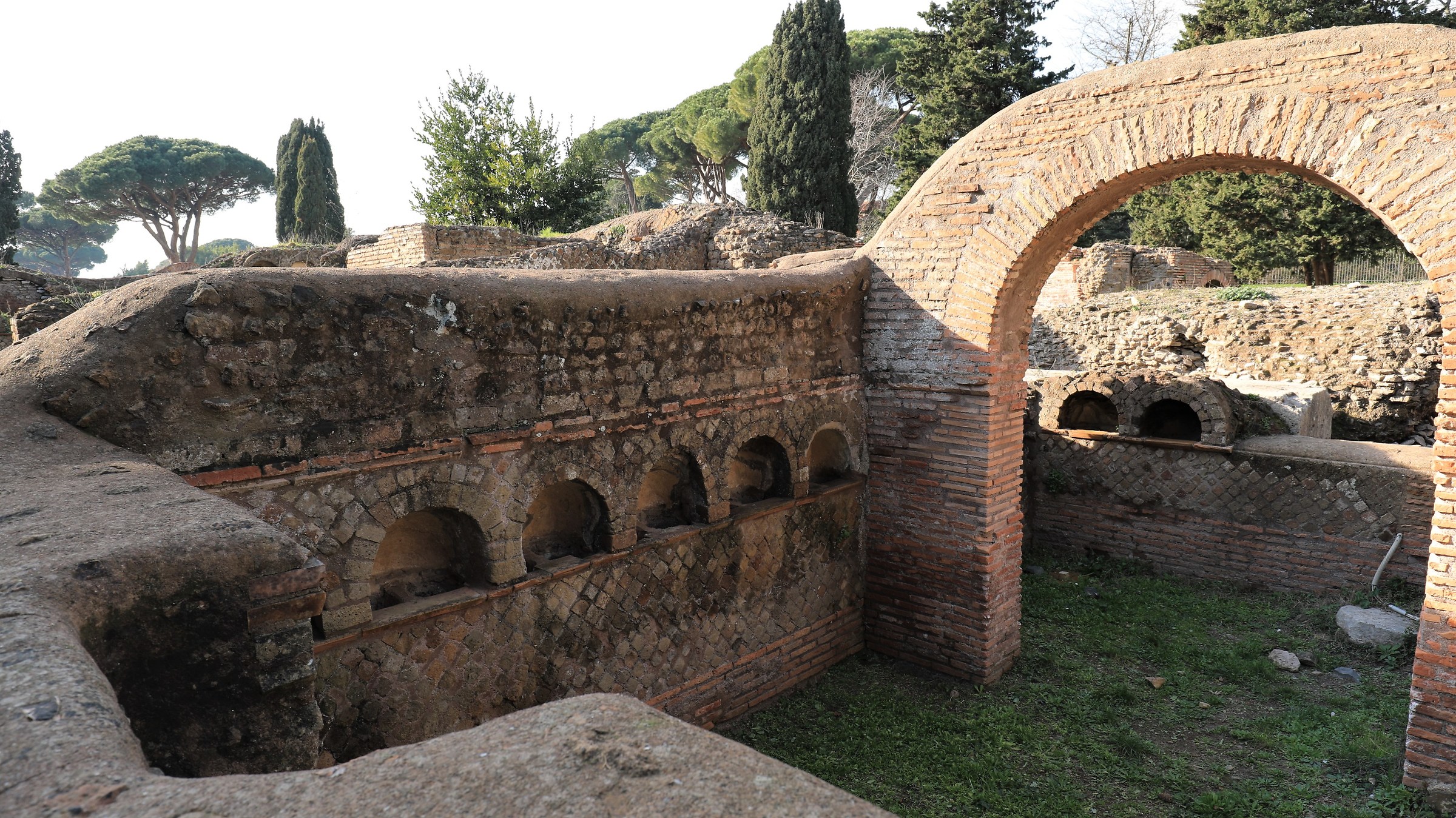 Ostia Scavi - Necropolis of the Via Ostiense