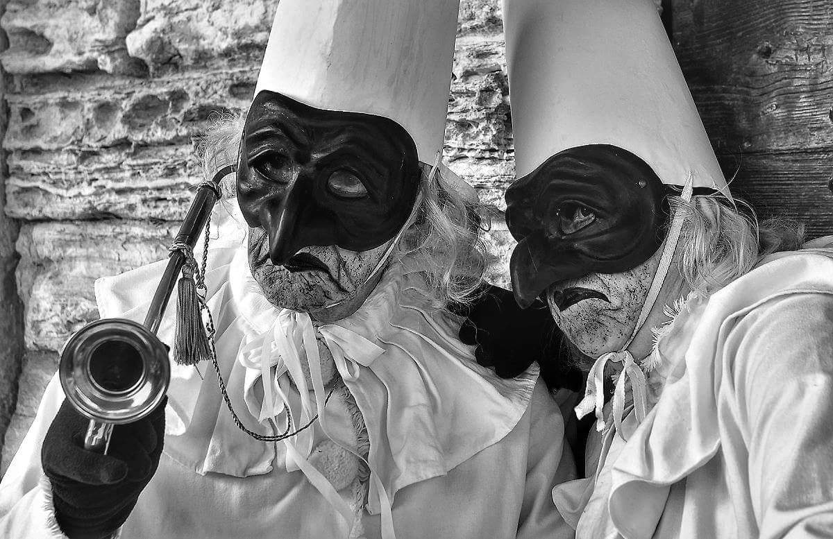 I vèci del carnevale b&w