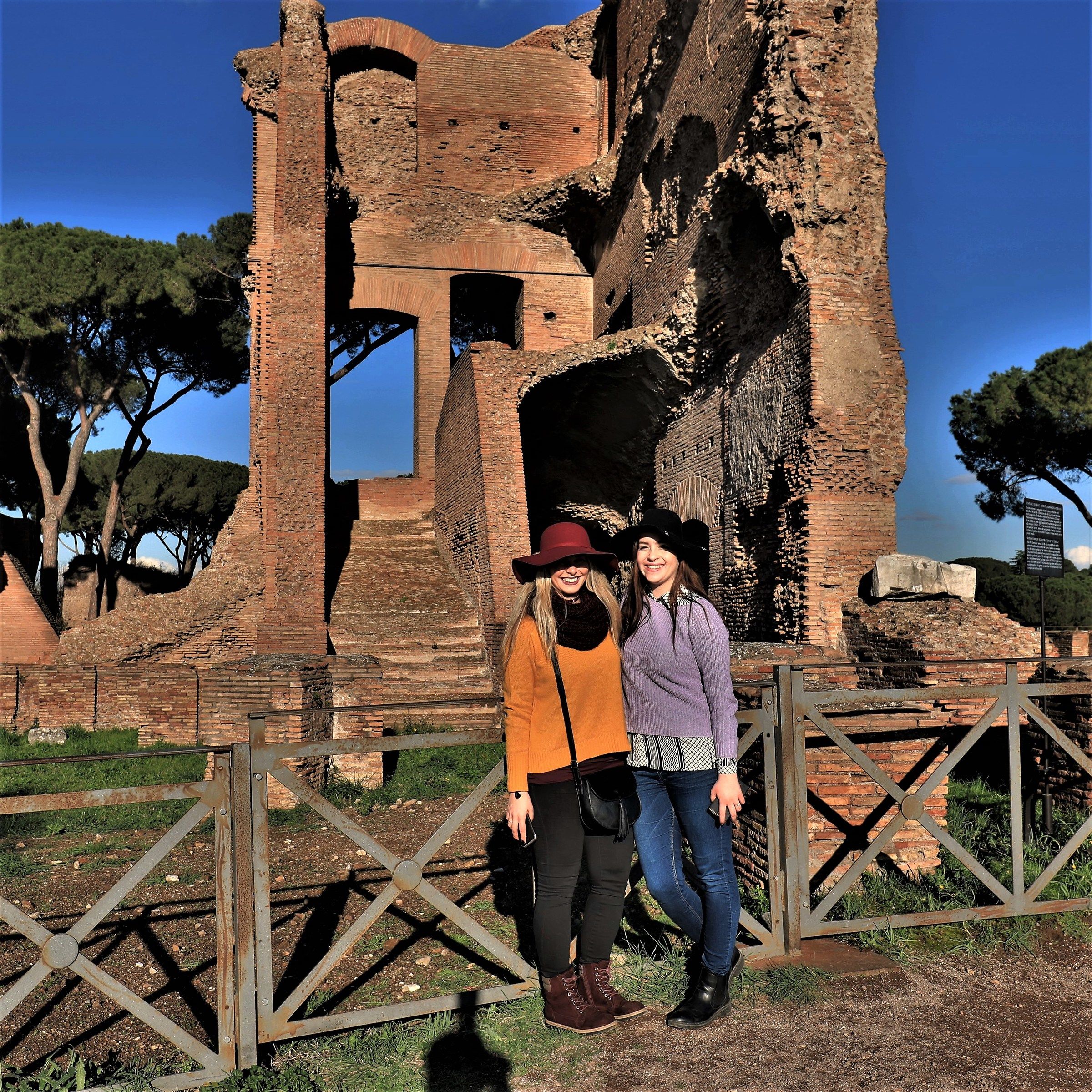 Rome Palatine English tourists