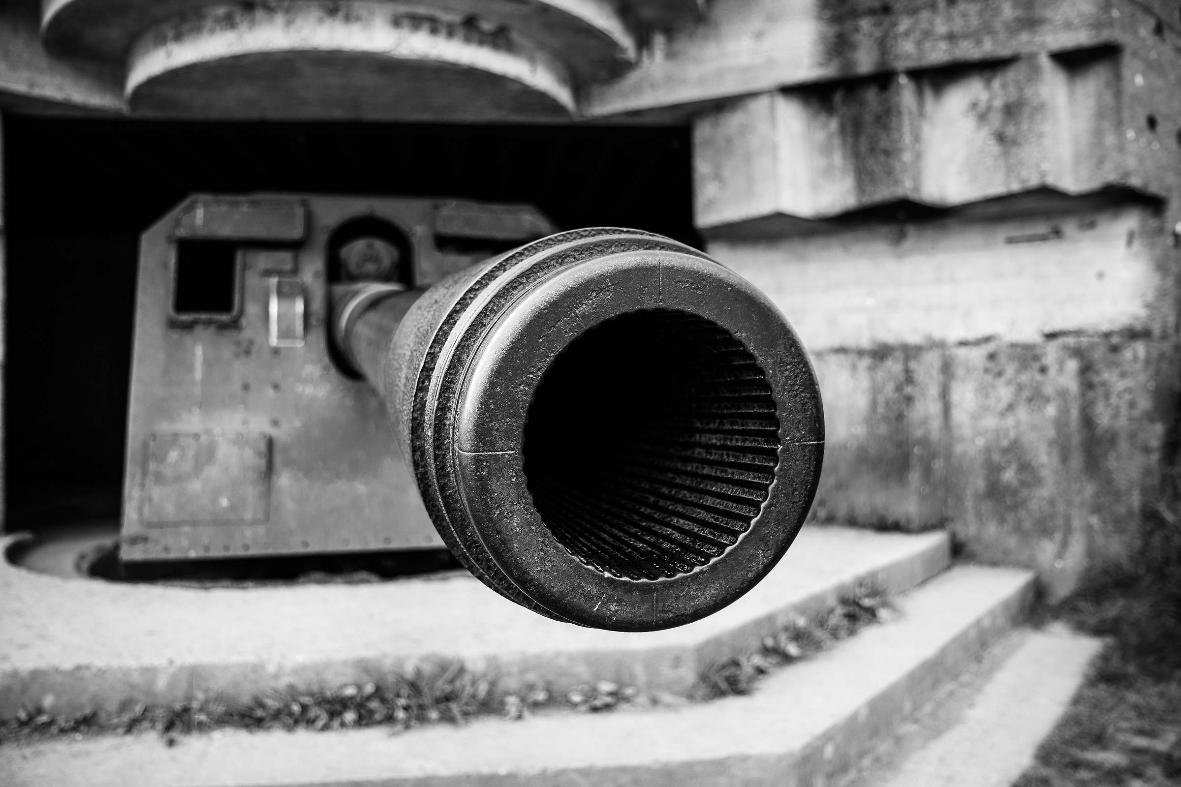 Normandy, longue sur mer battery