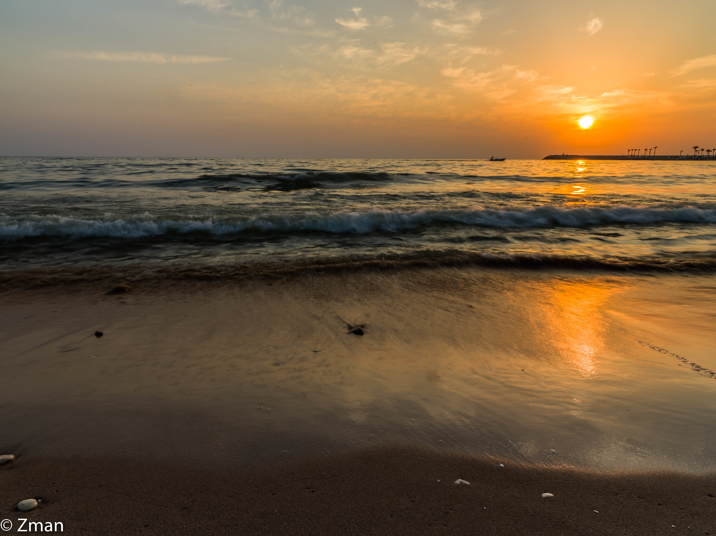 White Sands Beach at Sunset