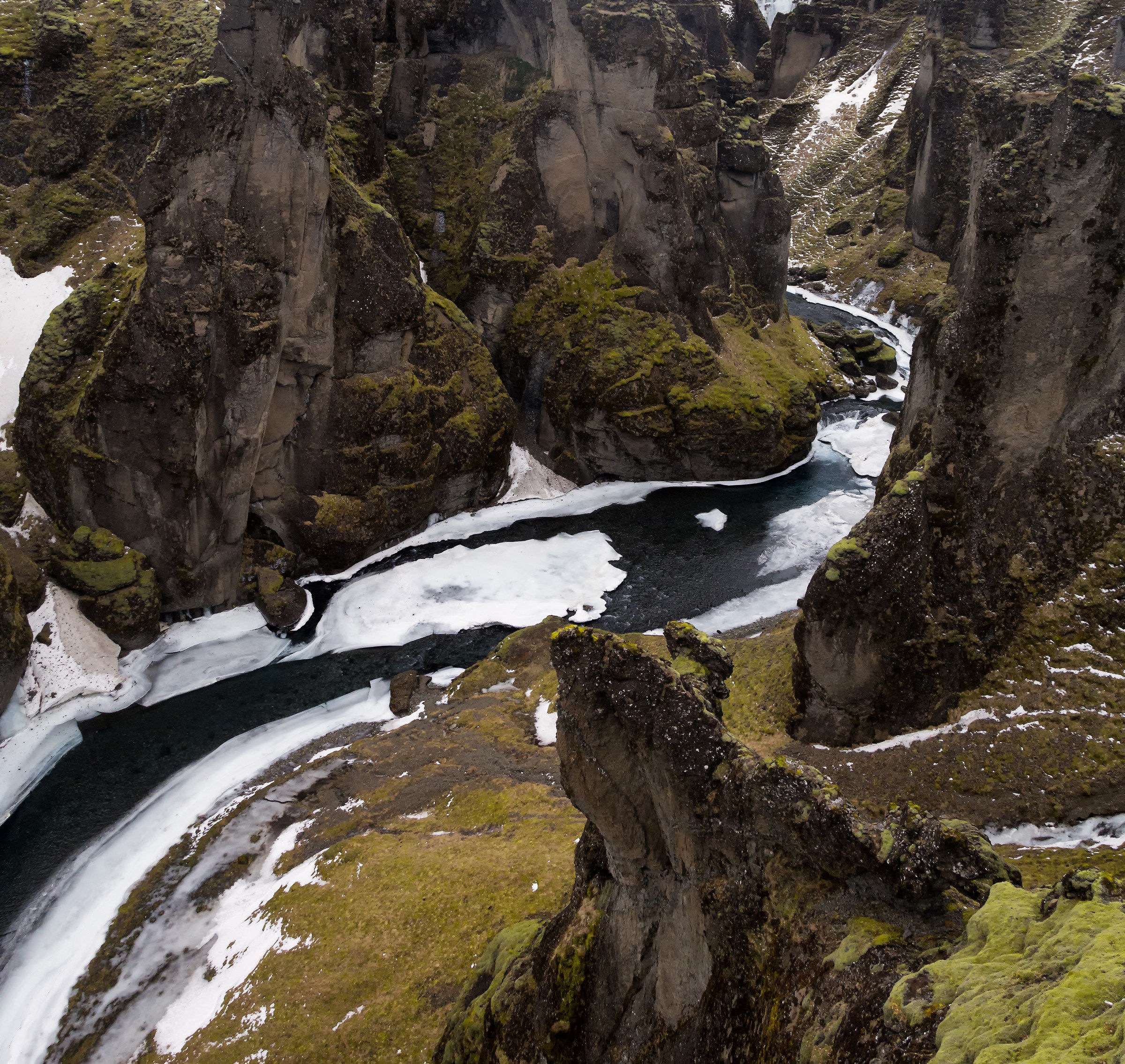 Canyon di Fjaðrárgljúfur