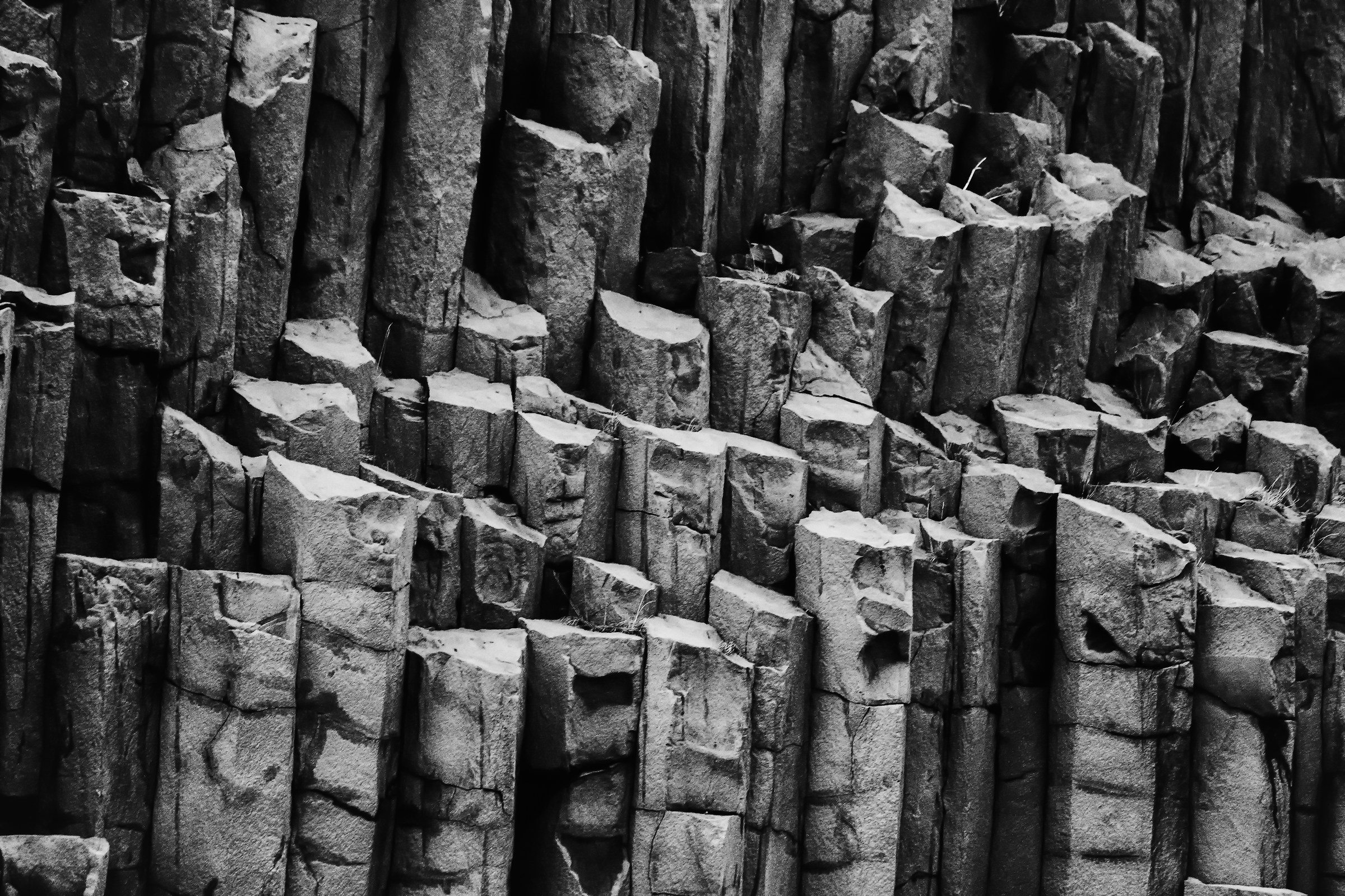 Le costruzioni basaltiche a Reynisfjara