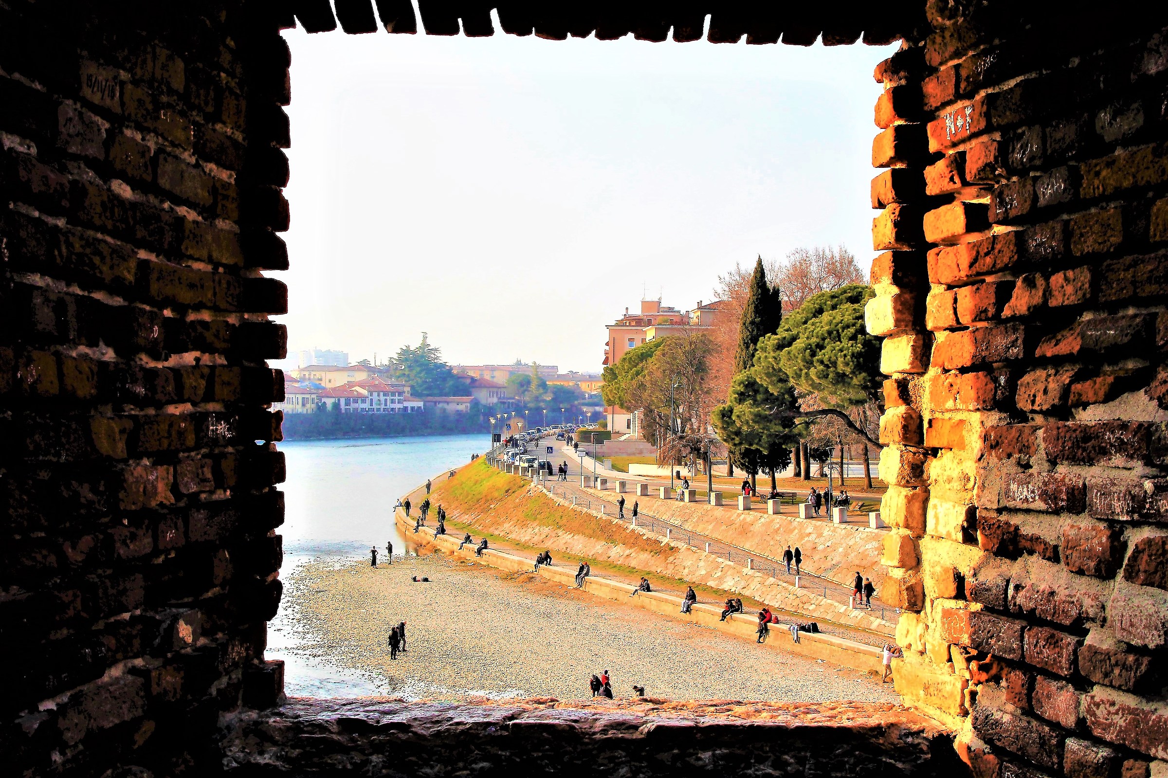 The window on the bridge