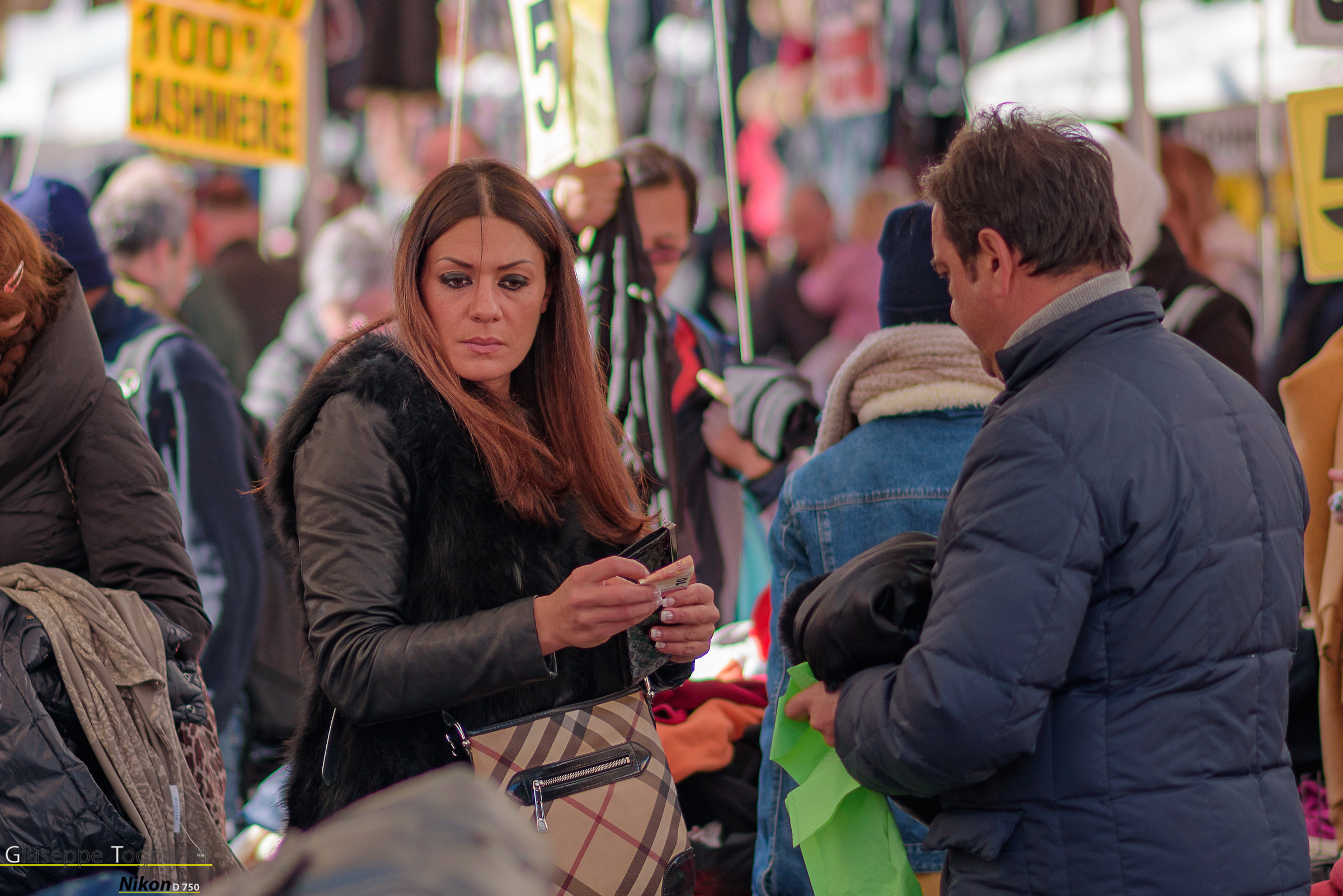 at the market (Porta Portese)