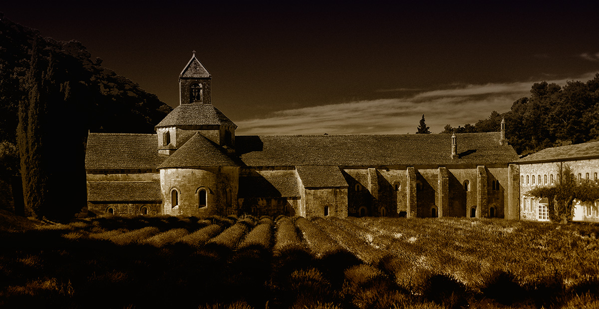 Moonlight (Abbaye Notre Dame de Sénanque)