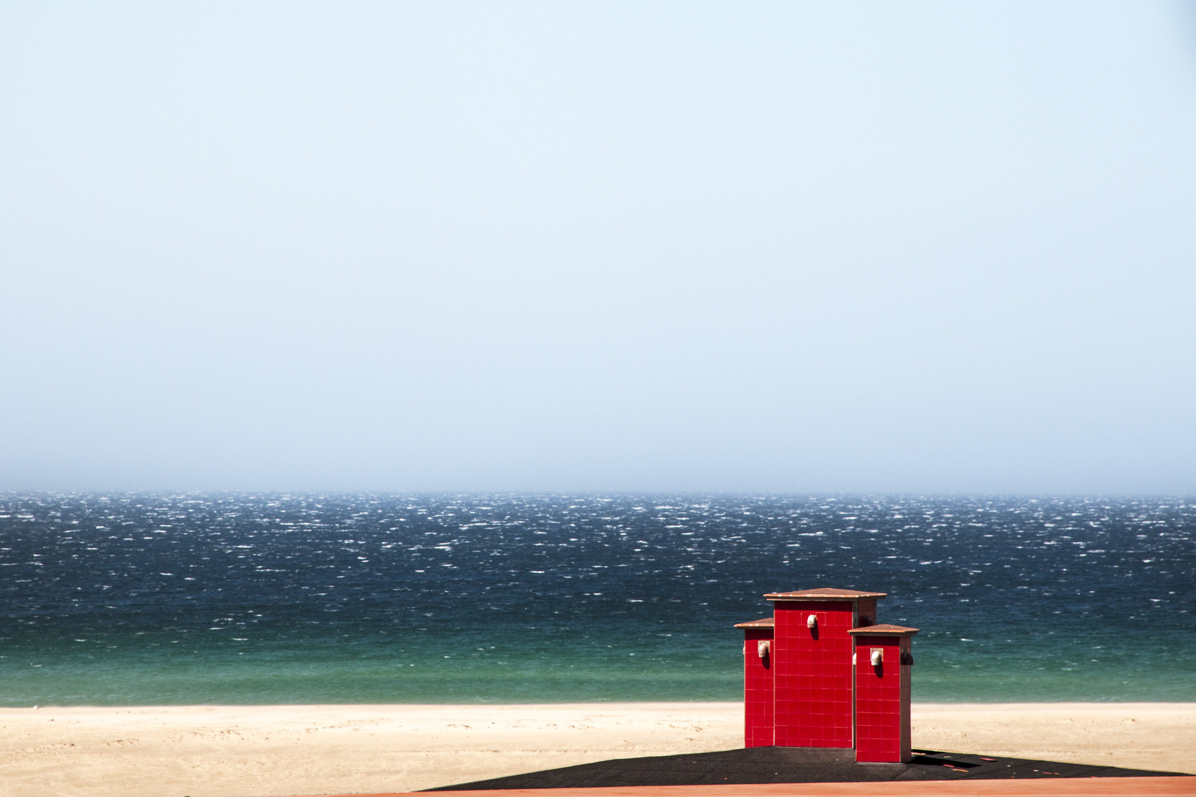 The red attracts the eye