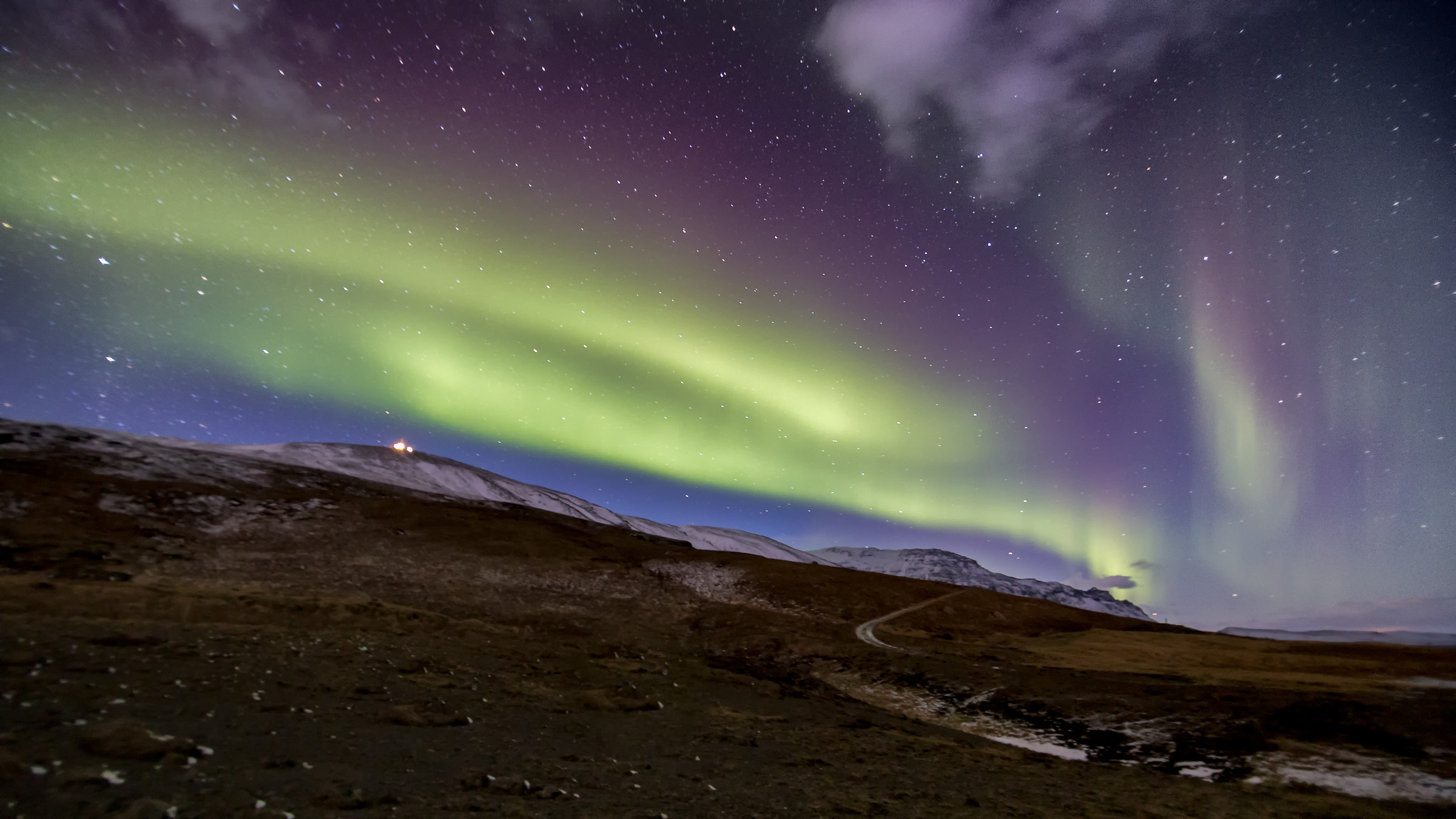 Aurora Boreale in Islanda