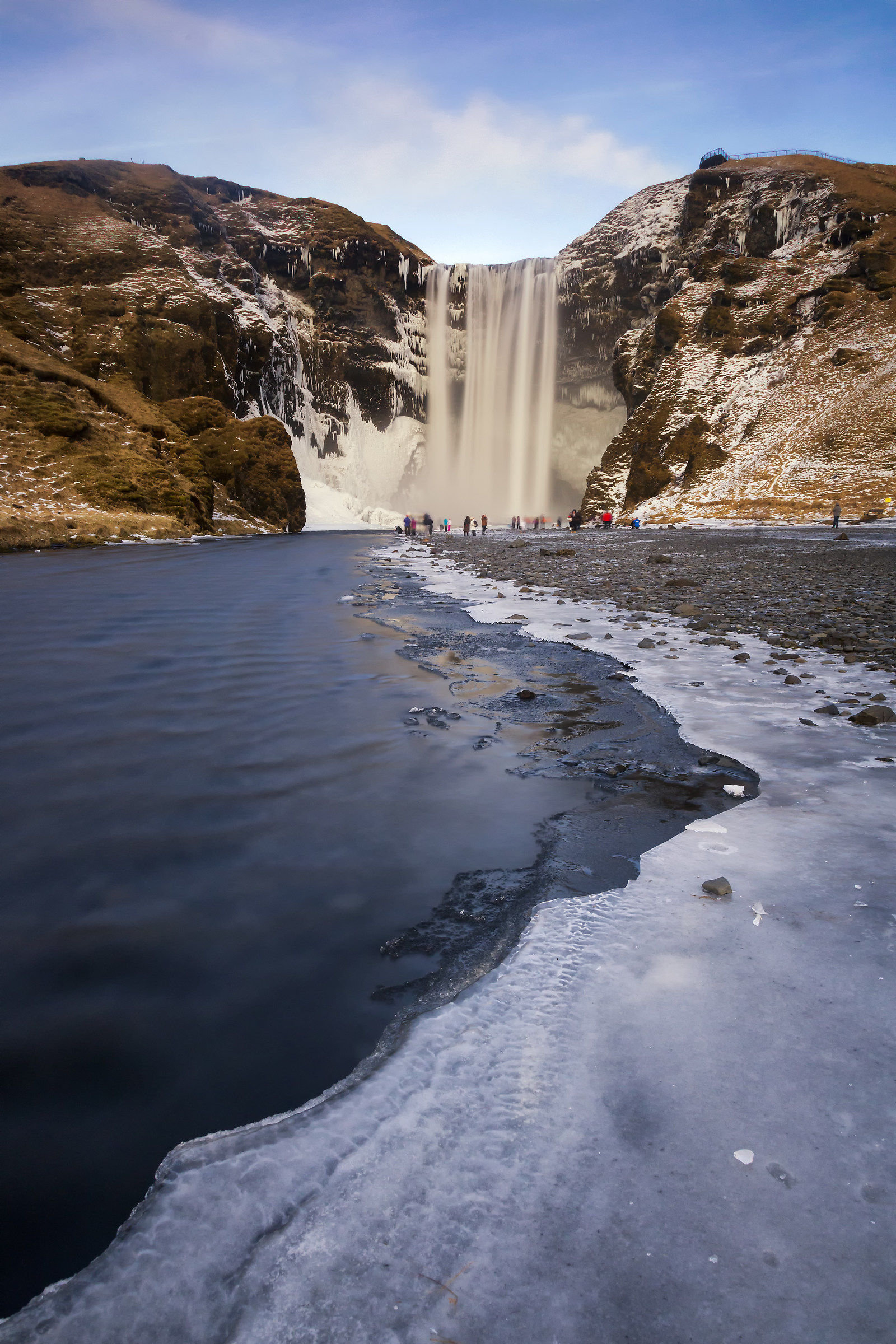 La cascata Skógafoss