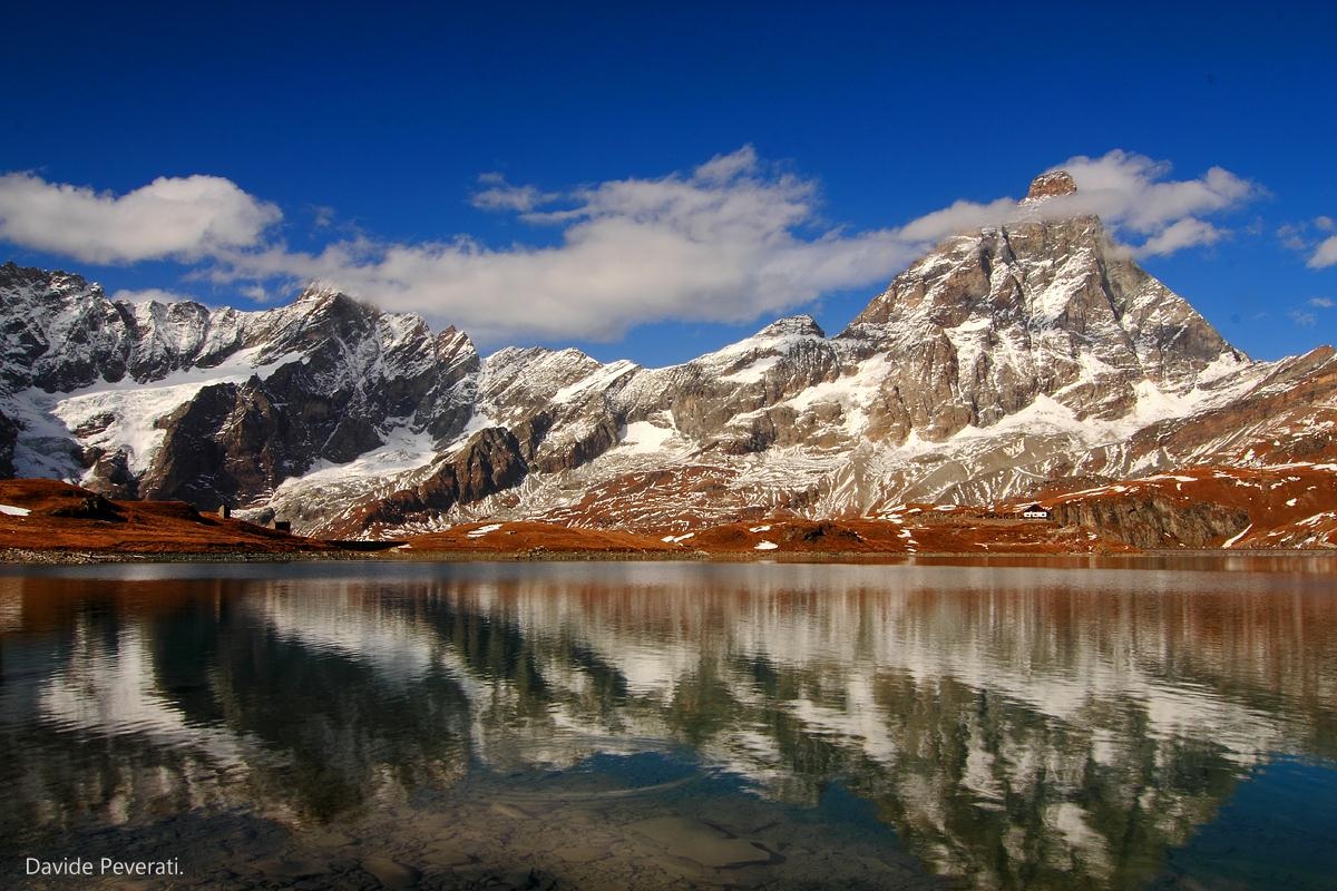 Matterhorn from the lake Goillet.