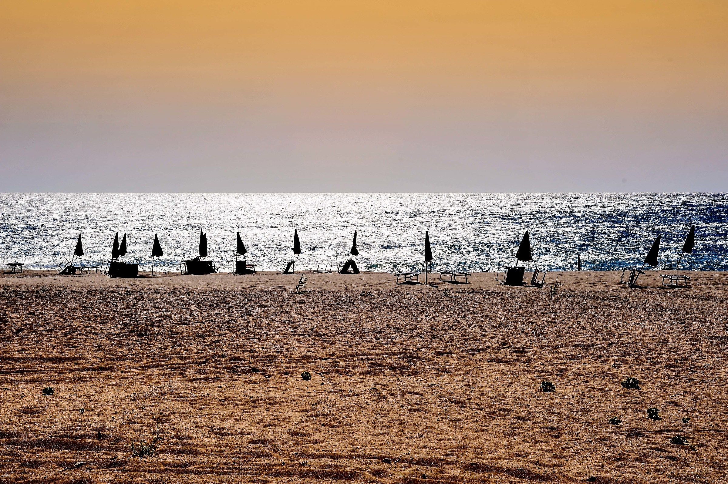 the rest of the umbrellas