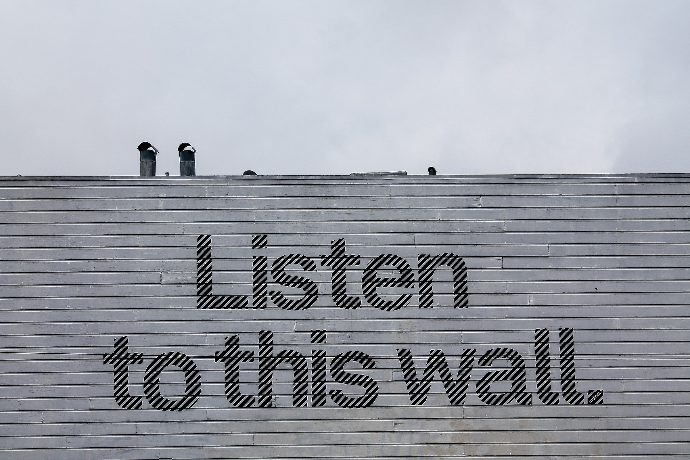 Listen to this wall.