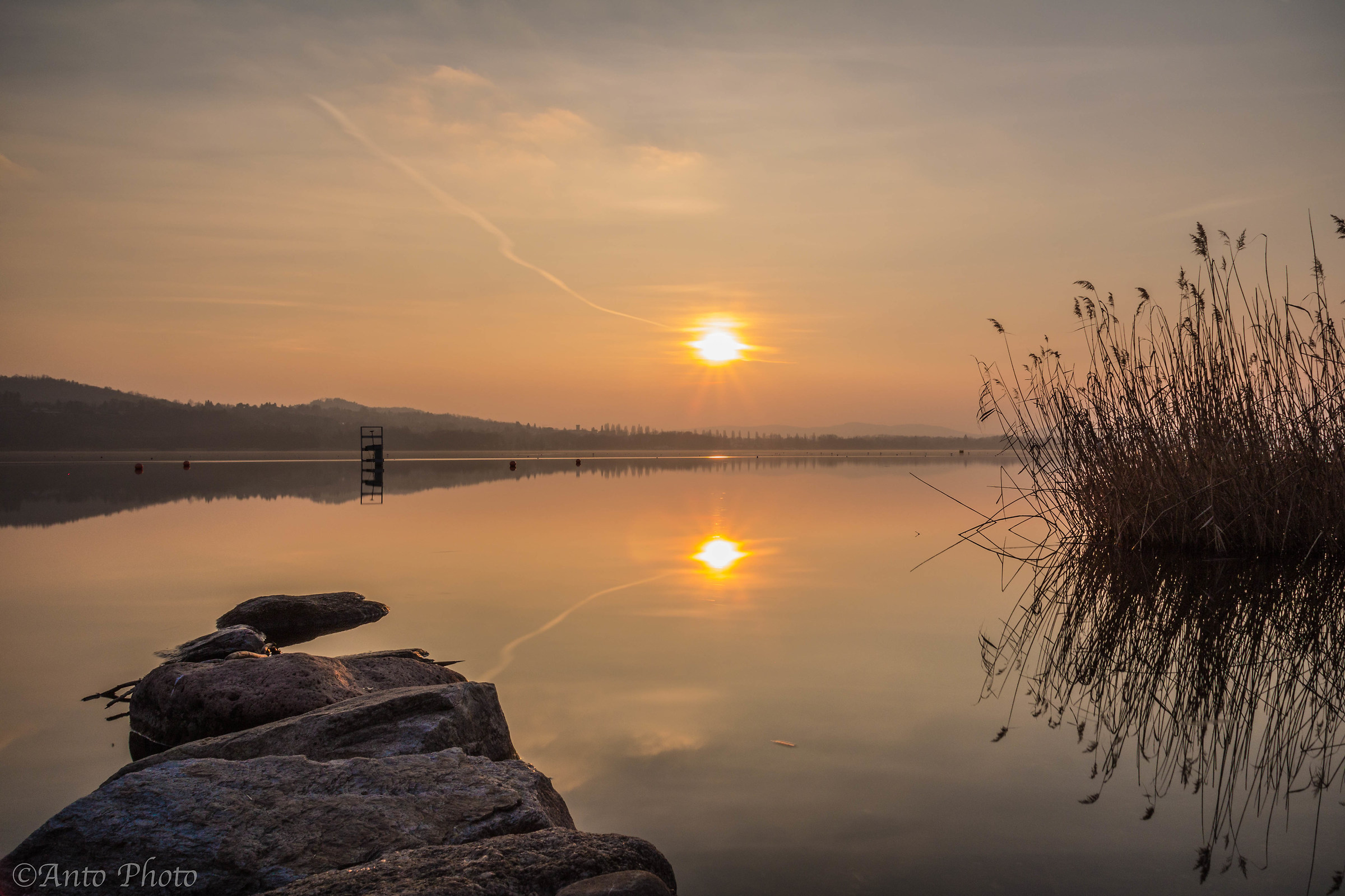 Tramonto schiranna (varese)