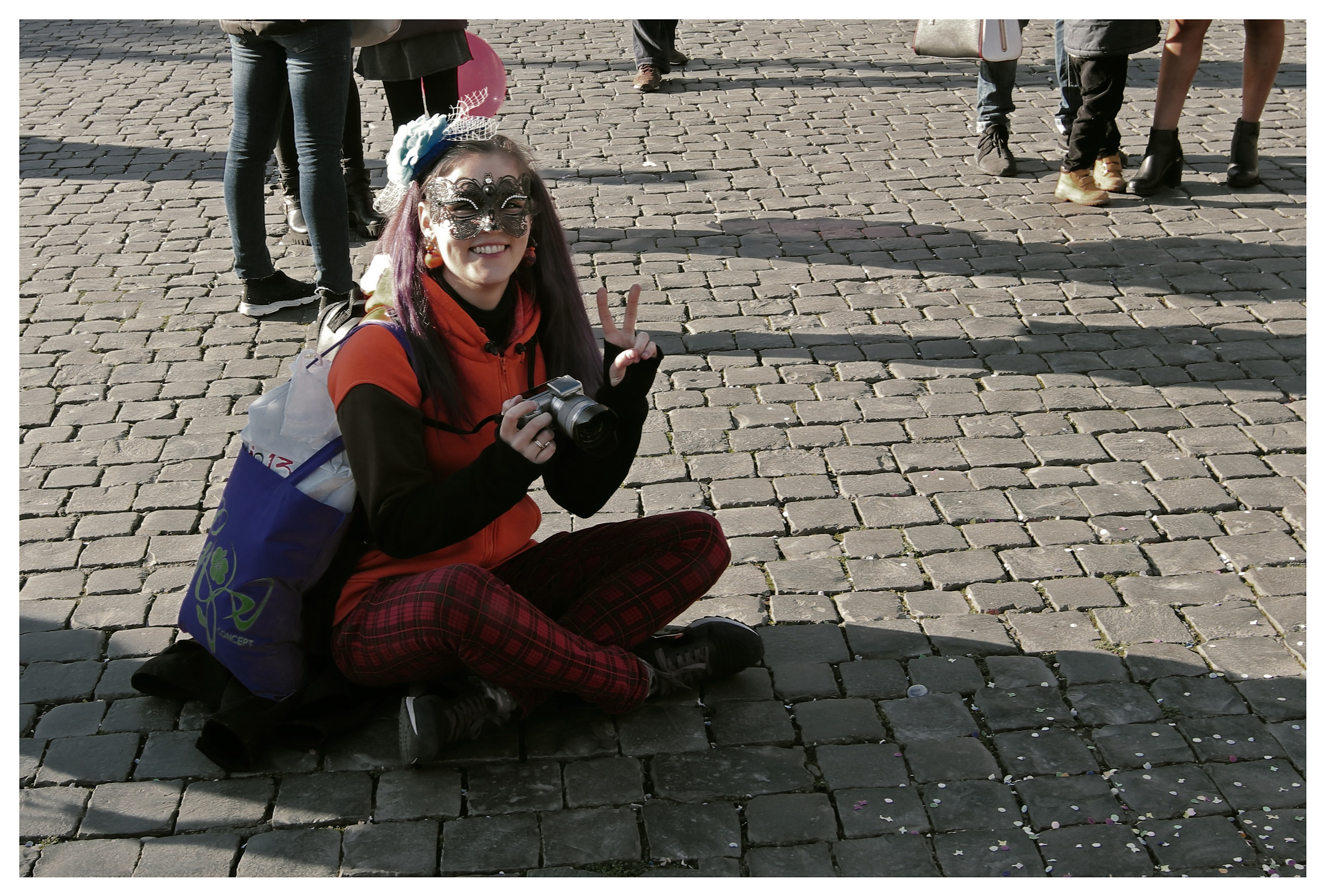 Mascherina fotografa